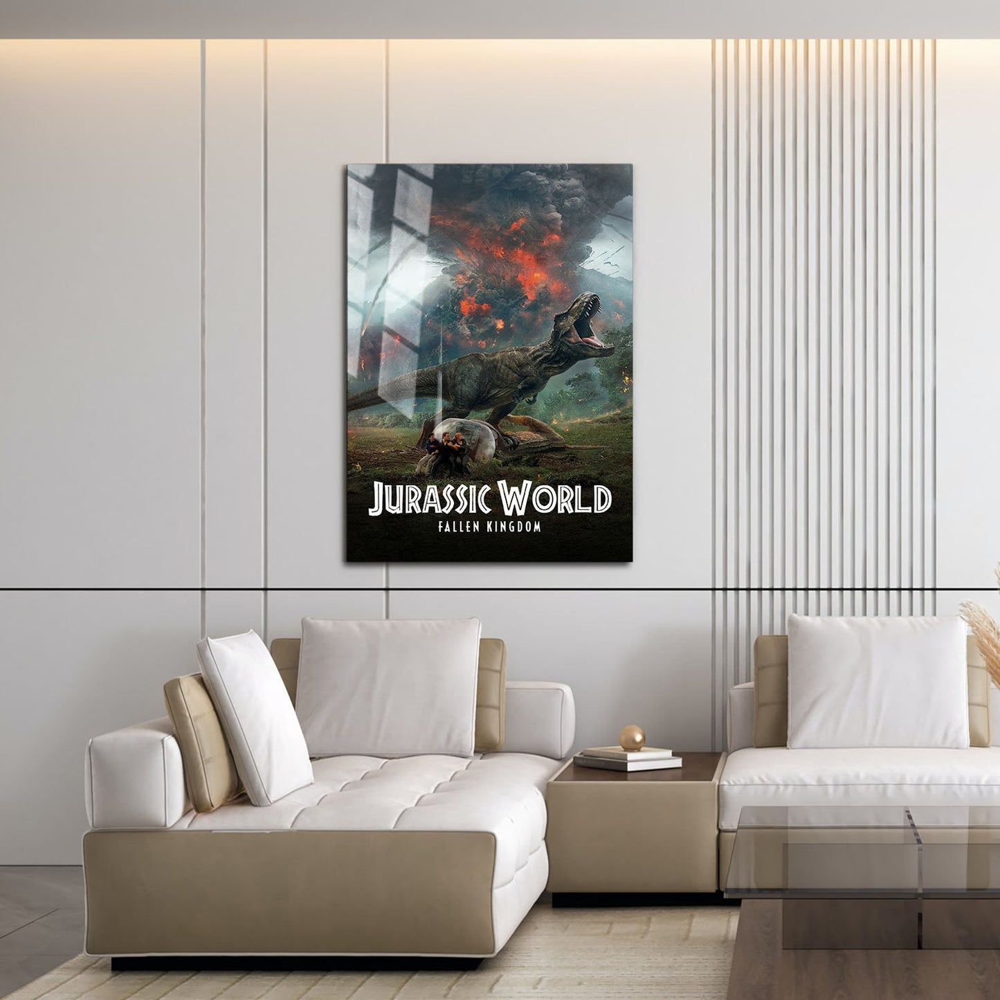 Flex Designs Metal Poster Jurassic World Fallen Kingdom Classic 16 x 24" Home Goods - Movie 2018 Movie Metal Poster