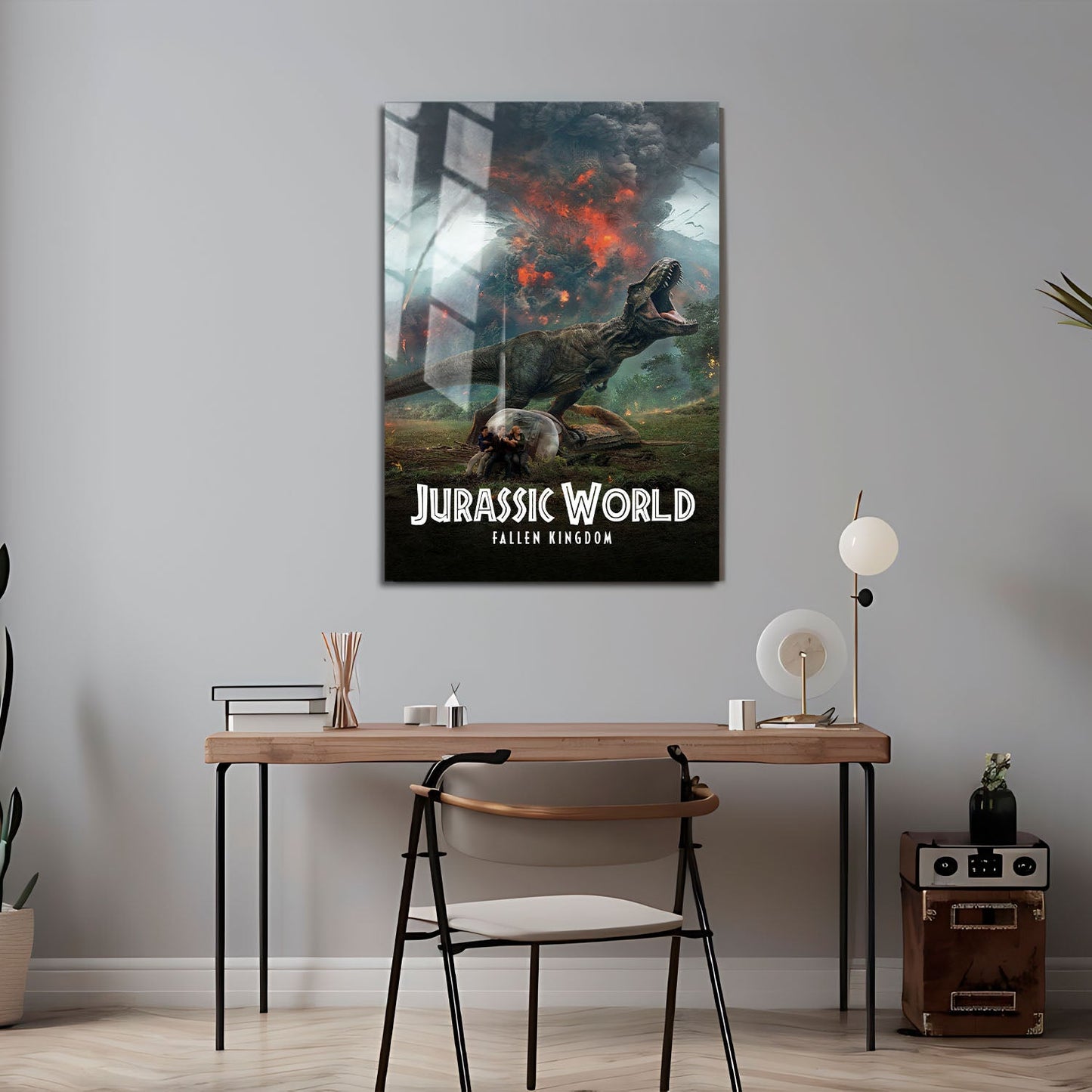 Flex Designs Metal Poster Jurassic World Fallen Kingdom Classic 24 x 36" Home Goods - Movie 2018 Movie Metal Poster