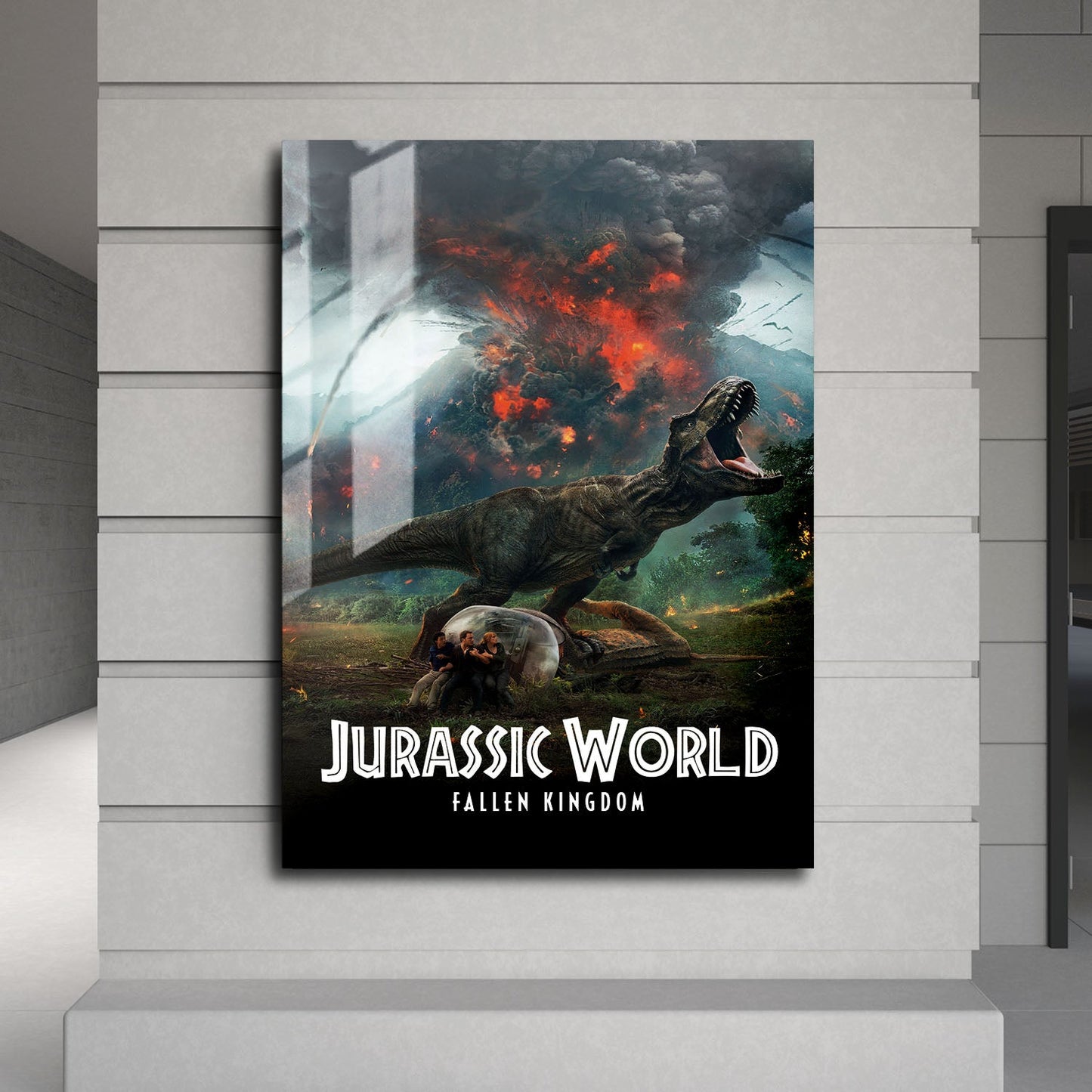 Flex Designs Metal Poster Jurassic World Fallen Kingdom Classic 24 x 36" Home Goods - Movie 2018 Movie Metal Poster