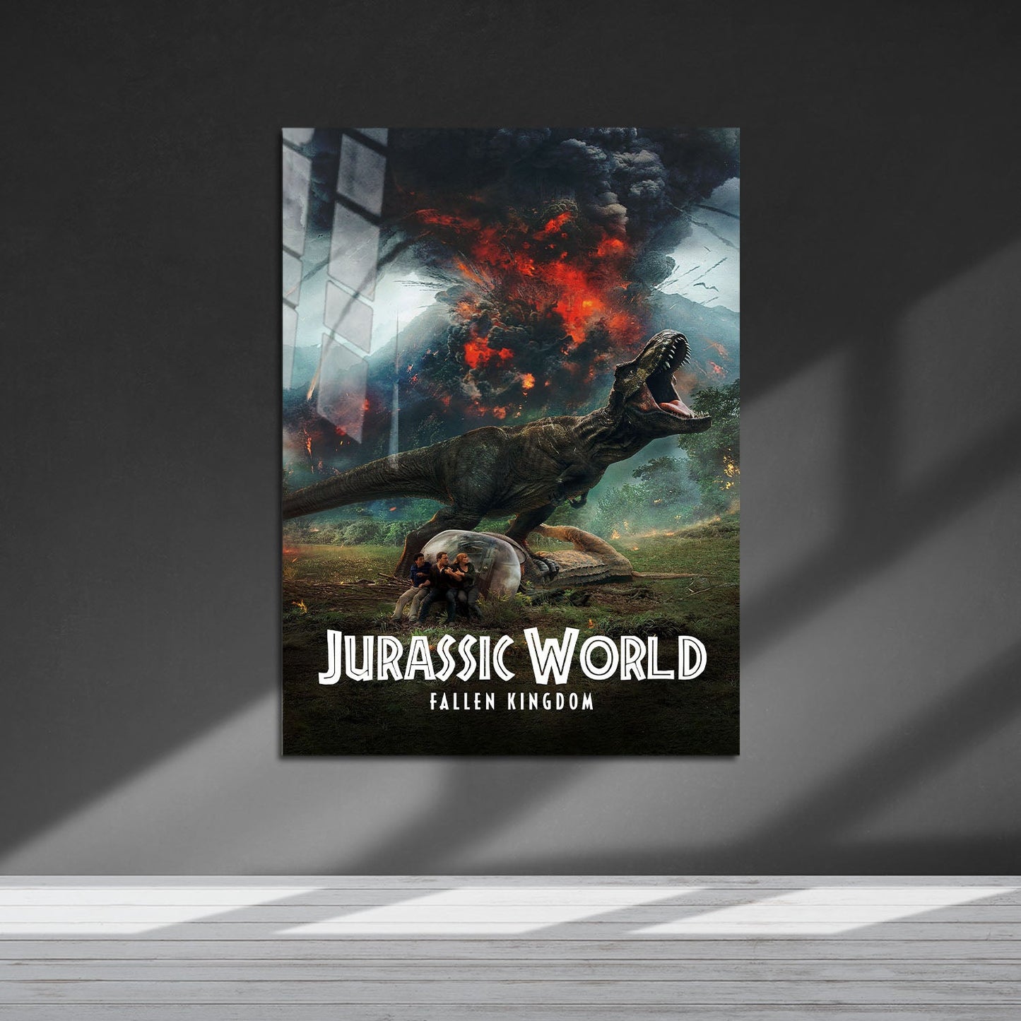 Flex Designs Metal Poster Jurassic World Fallen Kingdom Classic 5 x 7" Home Goods - Movie 2018 Movie Metal Poster