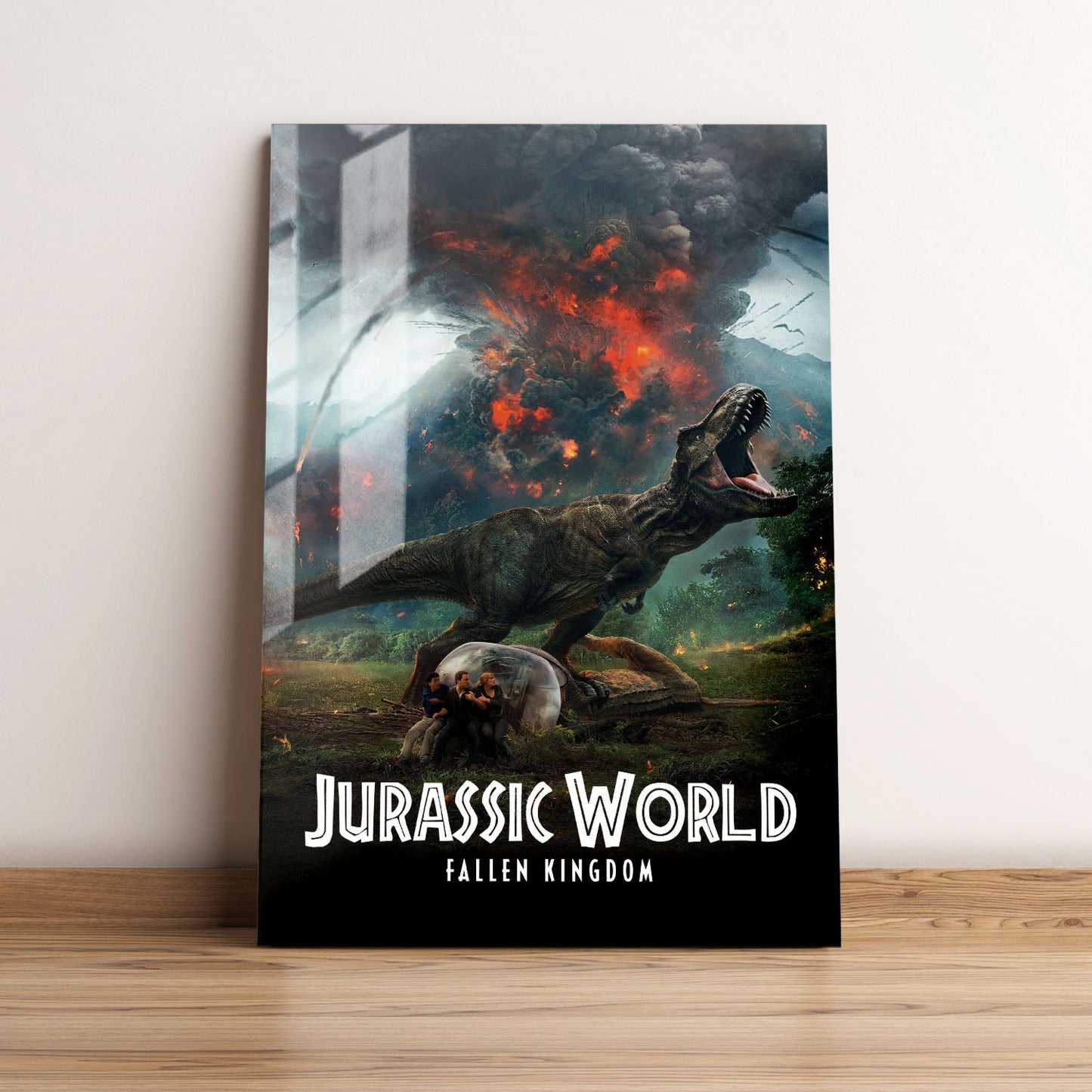 Jurassic World Fallen Kingdom Classic Movie Metal Poster