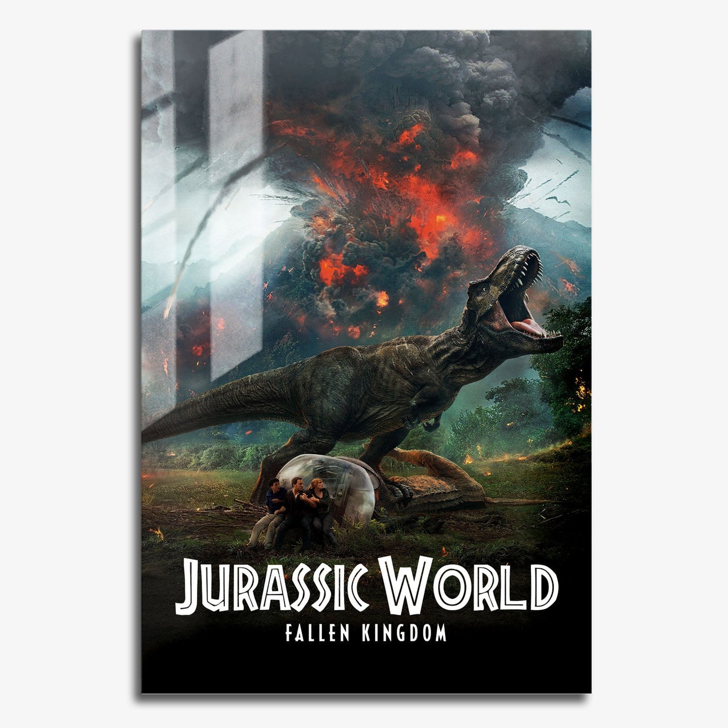 Flex Designs Metal Poster Jurassic World Fallen Kingdom Classic 11 x 17" Home Goods - Movie 2018 Movie Metal Poster