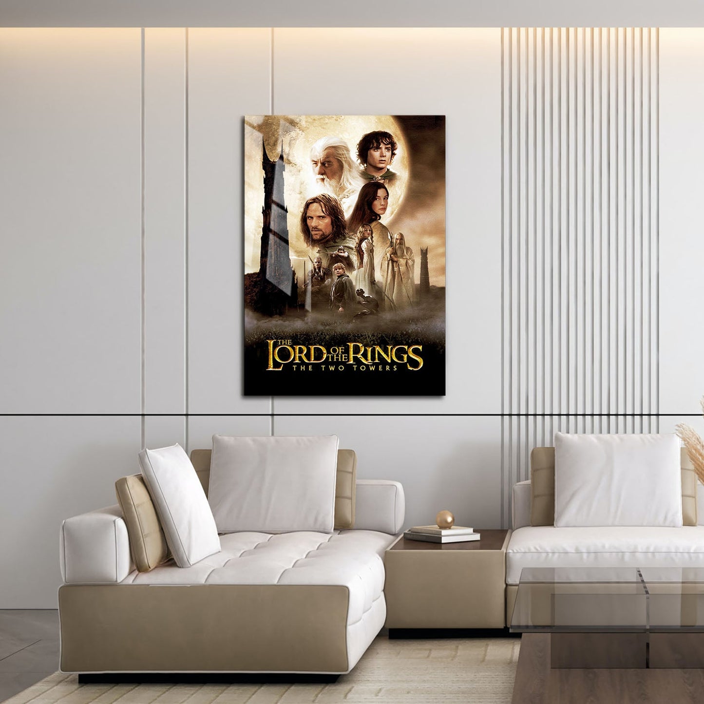 Flex Designs Metal Poster The Lord of the Rings The Two Towers 16 x 24" Home Goods - Movie 2002 Movie Metal Poster