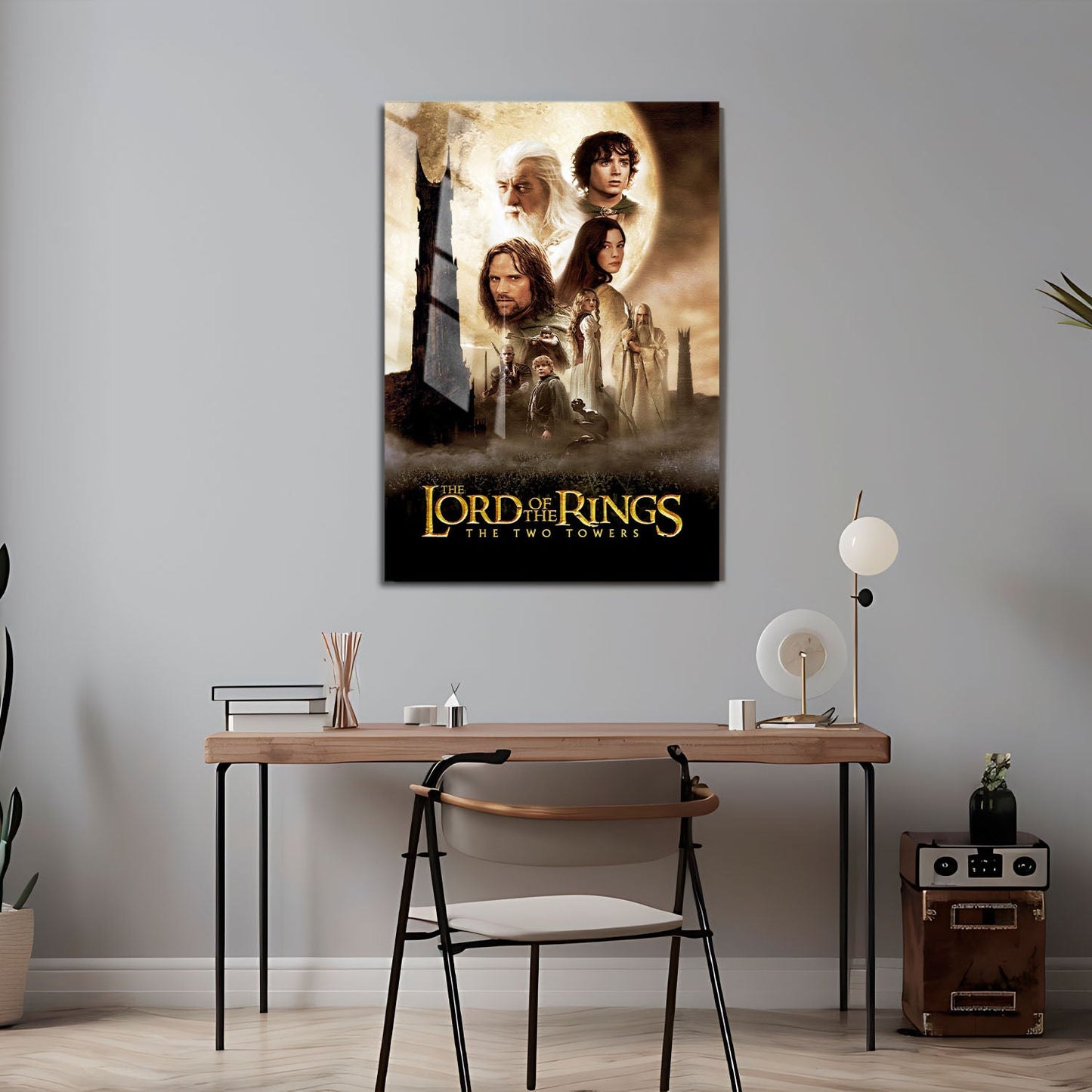 Flex Designs Metal Poster The Lord of the Rings The Two Towers 24 x 36" Home Goods - Movie 2002 Movie Metal Poster
