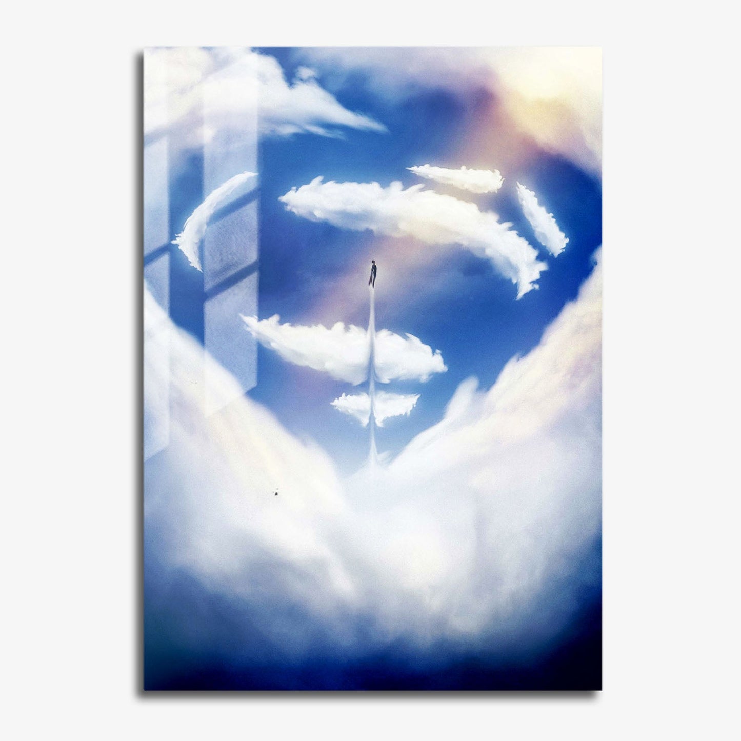 Flex Designs Metal Poster Man of Steel Symbol 11 x 17" Home Goods - Movie 2013 Movie Metal Poster