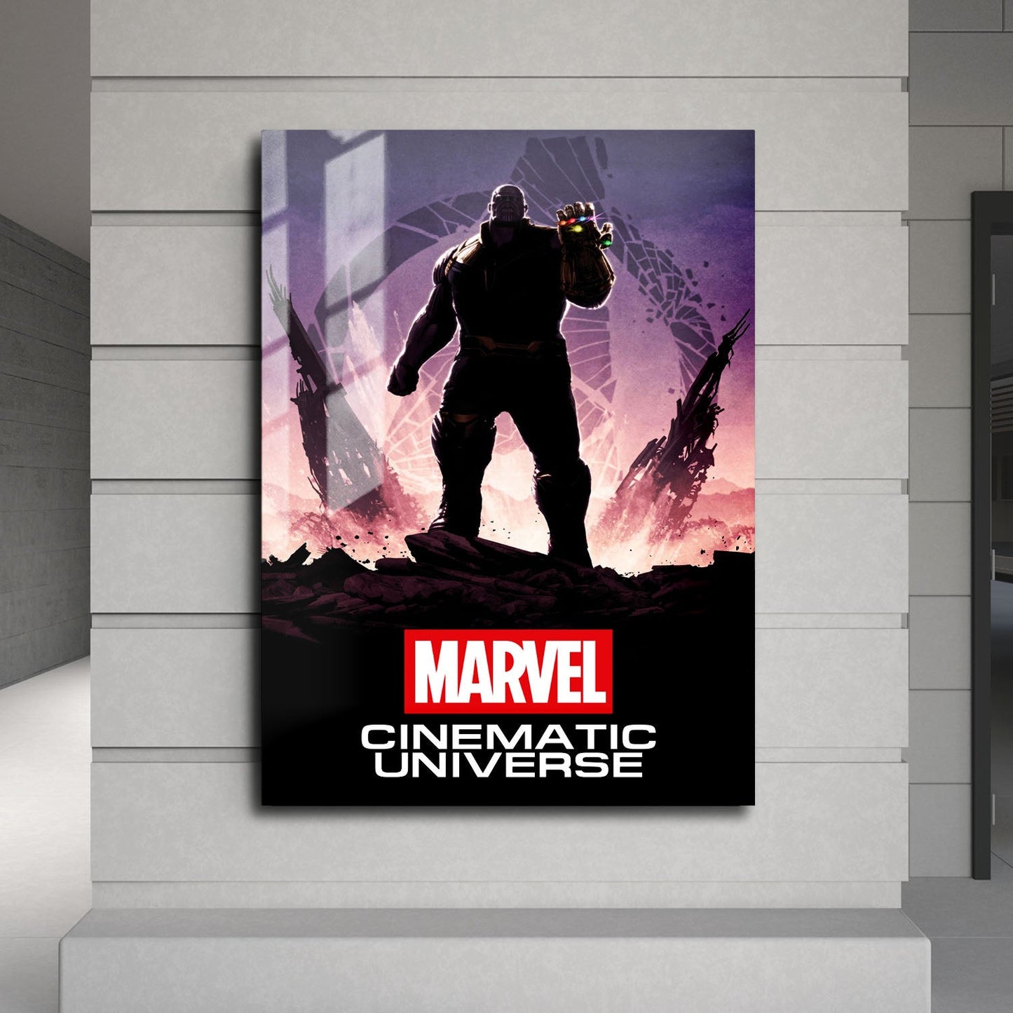 Flex Designs Metal Poster Marvel Cinematic Universe 24 x 36" Home Goods - Movie Movie Metal Poster