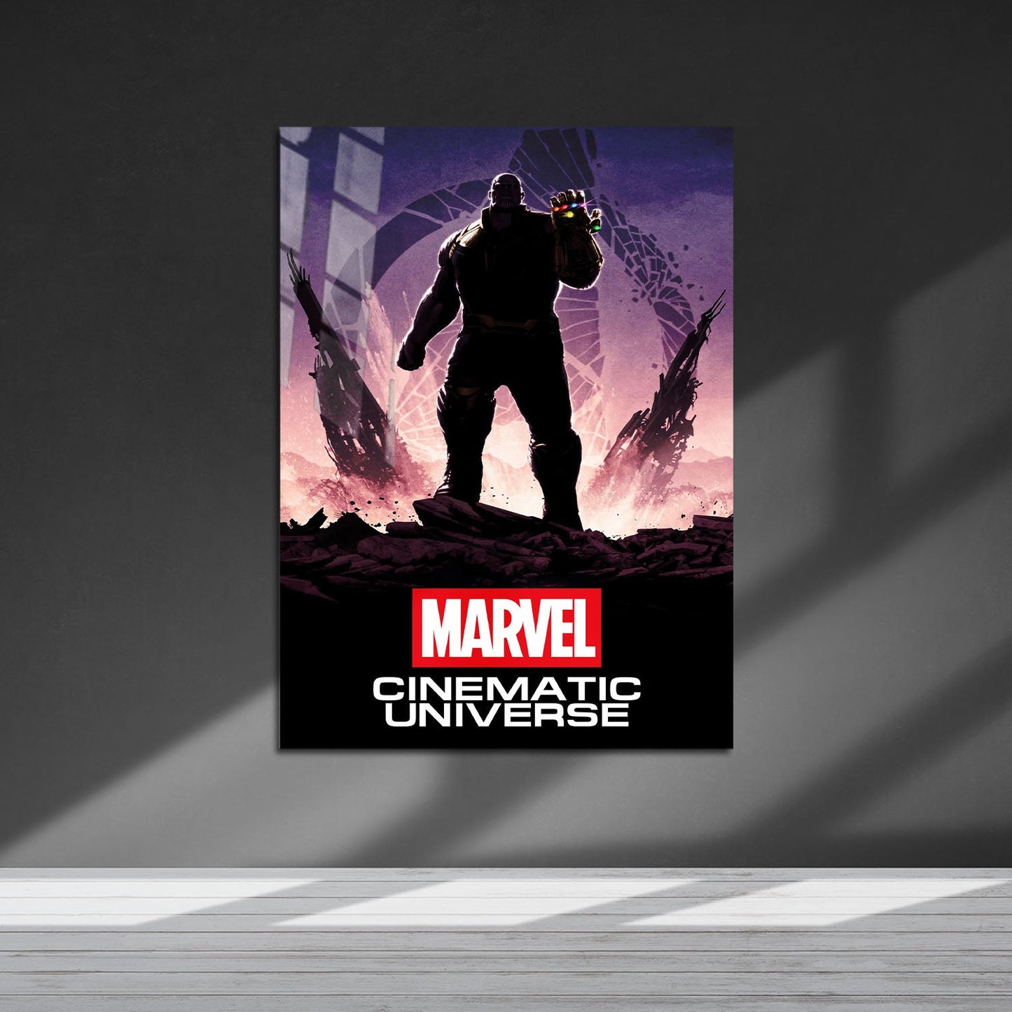 Flex Designs Metal Poster Marvel Cinematic Universe 5 x 7" Home Goods - Movie Movie Metal Poster