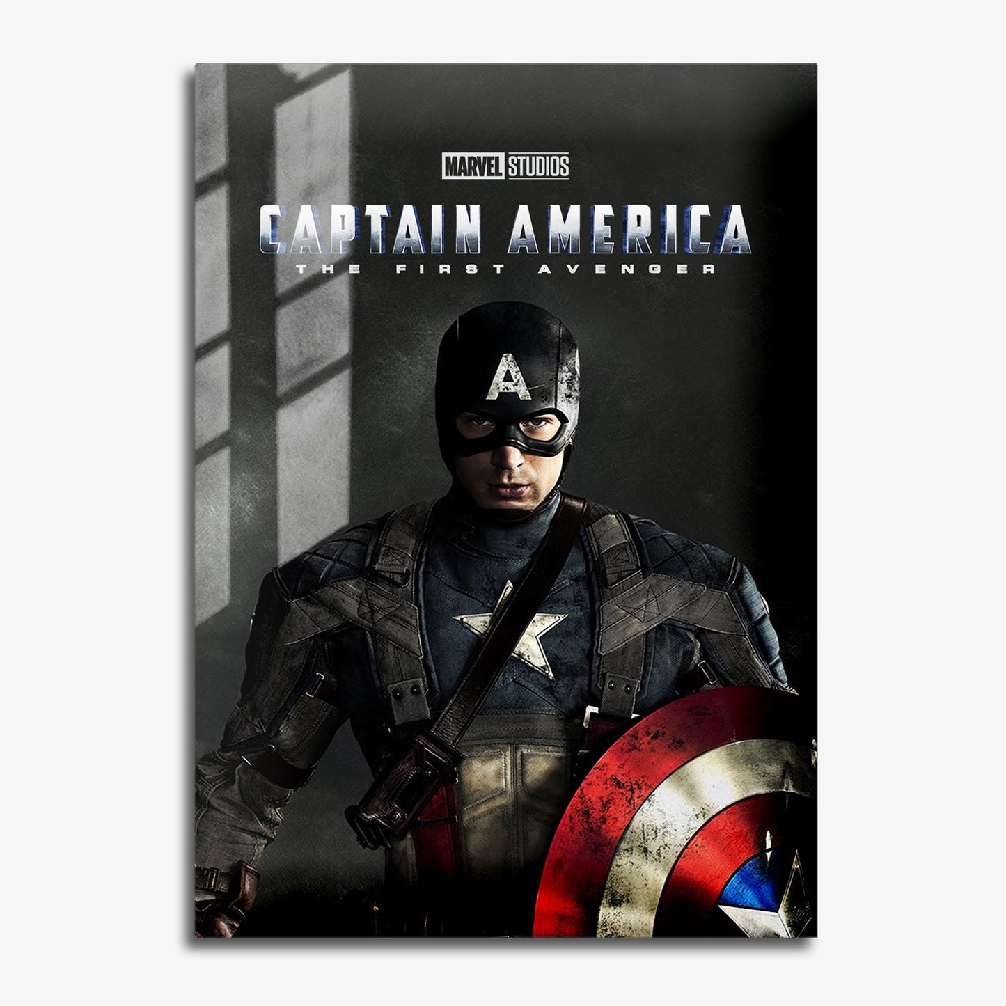 Flex Designs Metal Poster Captain America The First Avenger 11 x 17" Home Goods - Movie 2011 Movie Metal Poster