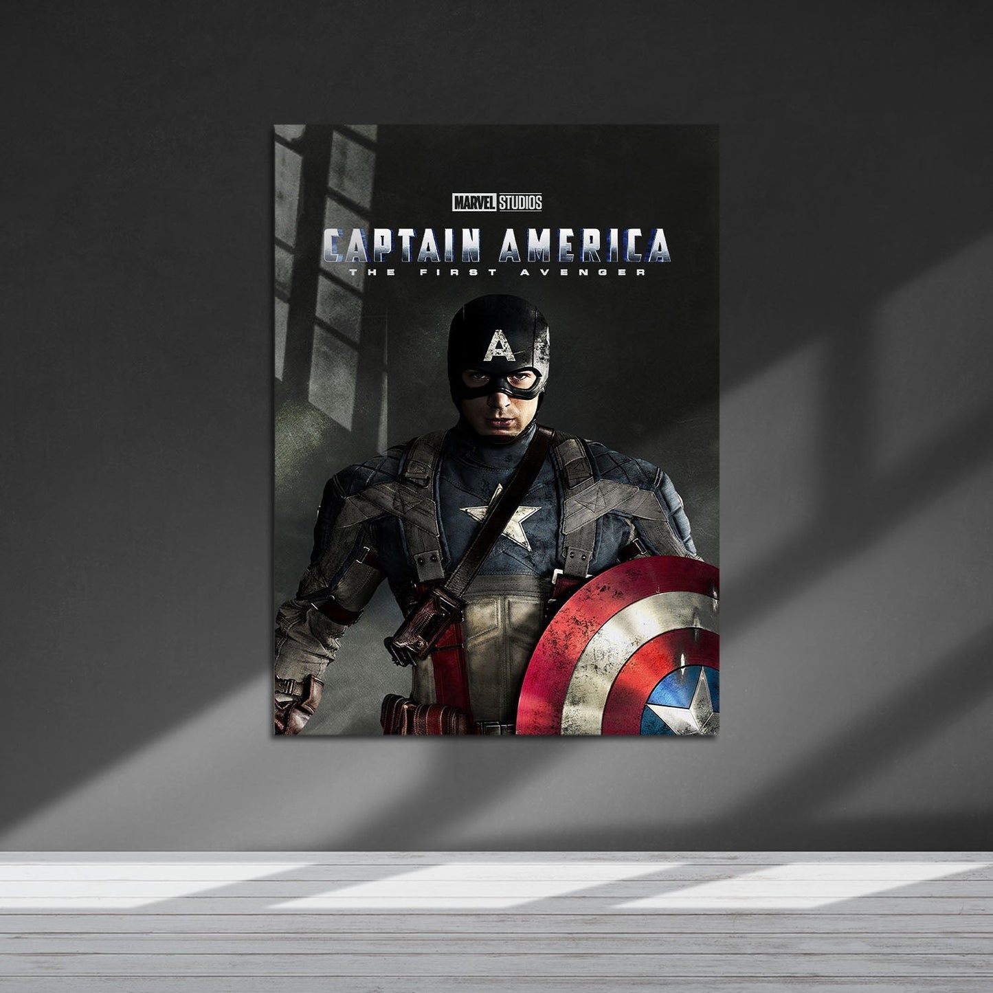 Flex Designs Metal Poster Captain America The First Avenger 5 x 7" Home Goods - Movie 2011 Movie Metal Poster