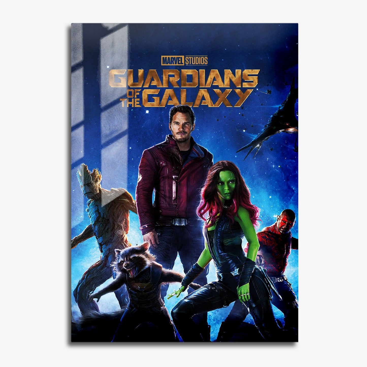 Flex Designs Metal Poster Guardians of the Galaxy 11 x 17" Home Goods - Movie 2014 Movie Metal Poster