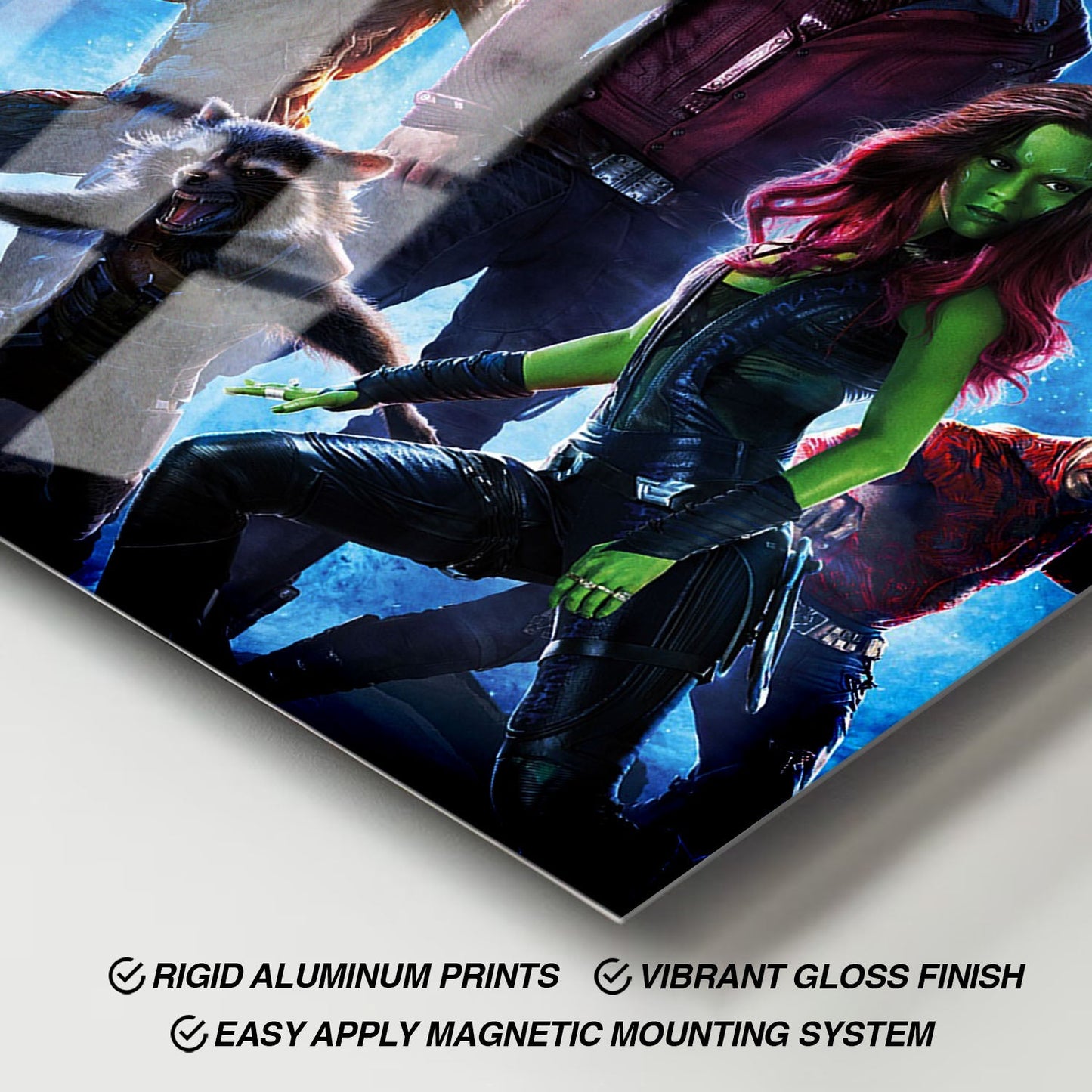 Flex Designs Metal Poster Guardians of the Galaxy 11 x 17" Home Goods - Movie 2014 Movie Metal Poster
