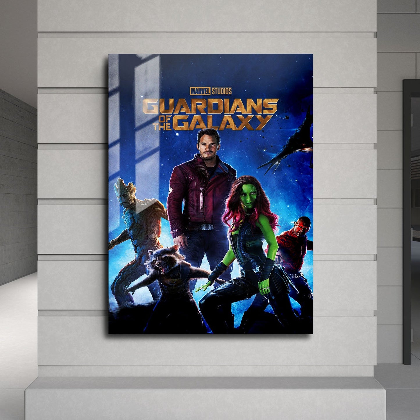 Flex Designs Metal Poster Guardians of the Galaxy 24 x 36" Home Goods - Movie 2014 Movie Metal Poster