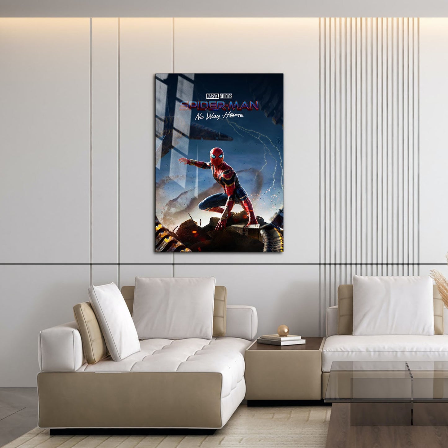 Flex Designs Metal Poster Spider-Man No Way Home 16 x 24" Home Goods - Movie 2021 Movie Metal Poster