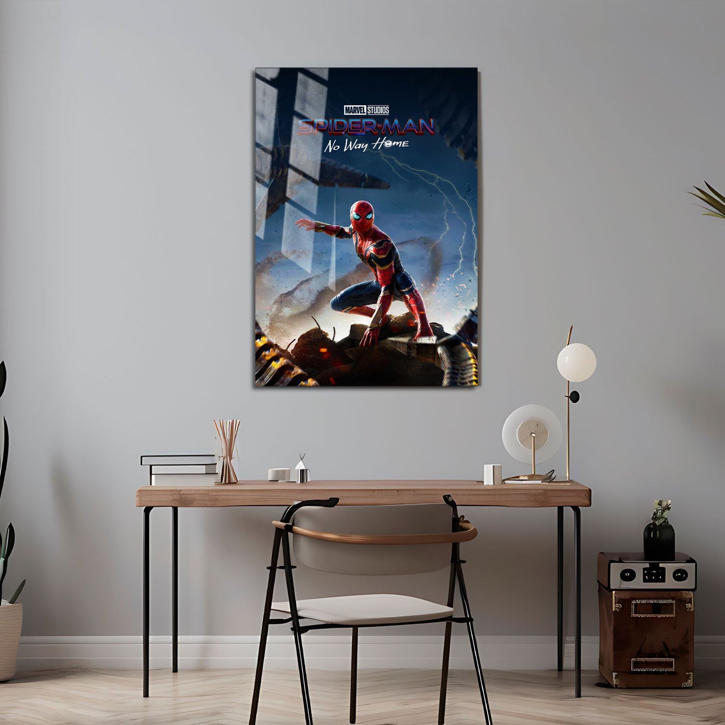 Flex Designs Metal Poster Spider-Man No Way Home 24 x 36" Home Goods - Movie 2021 Movie Metal Poster