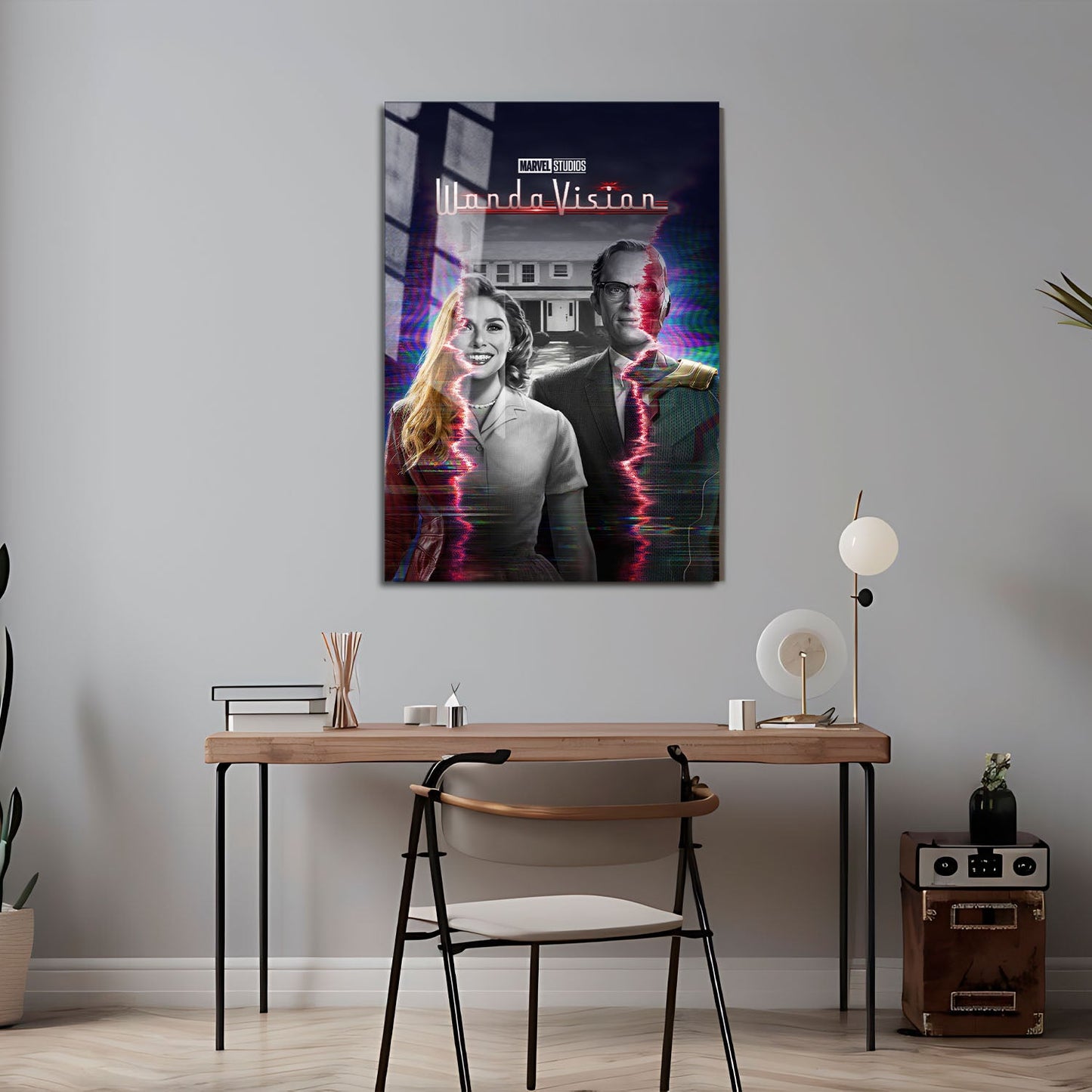 Flex Designs Metal Poster WandaVision 24 x 36" Home Goods - Movie 2021 Movie Metal Poster