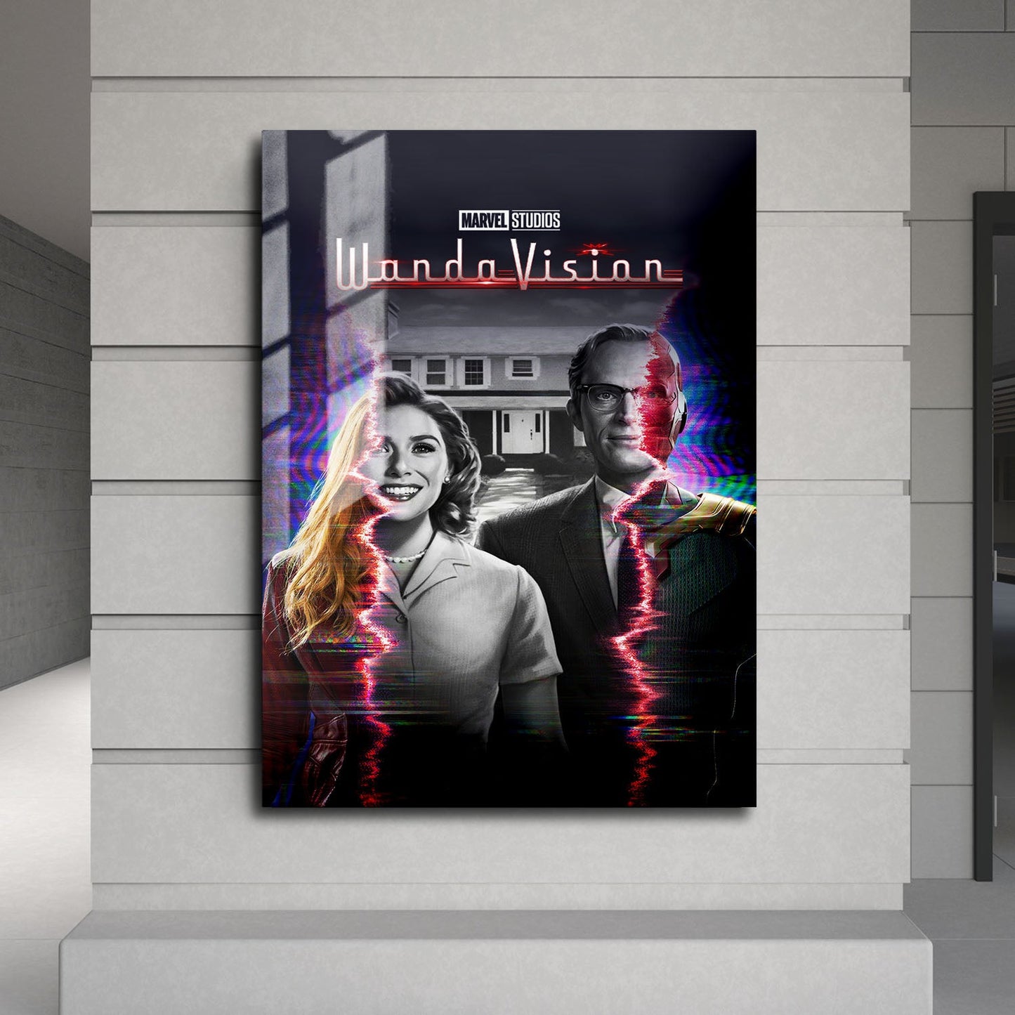 Flex Designs Metal Poster WandaVision 24 x 36" Home Goods - Movie 2021 Movie Metal Poster