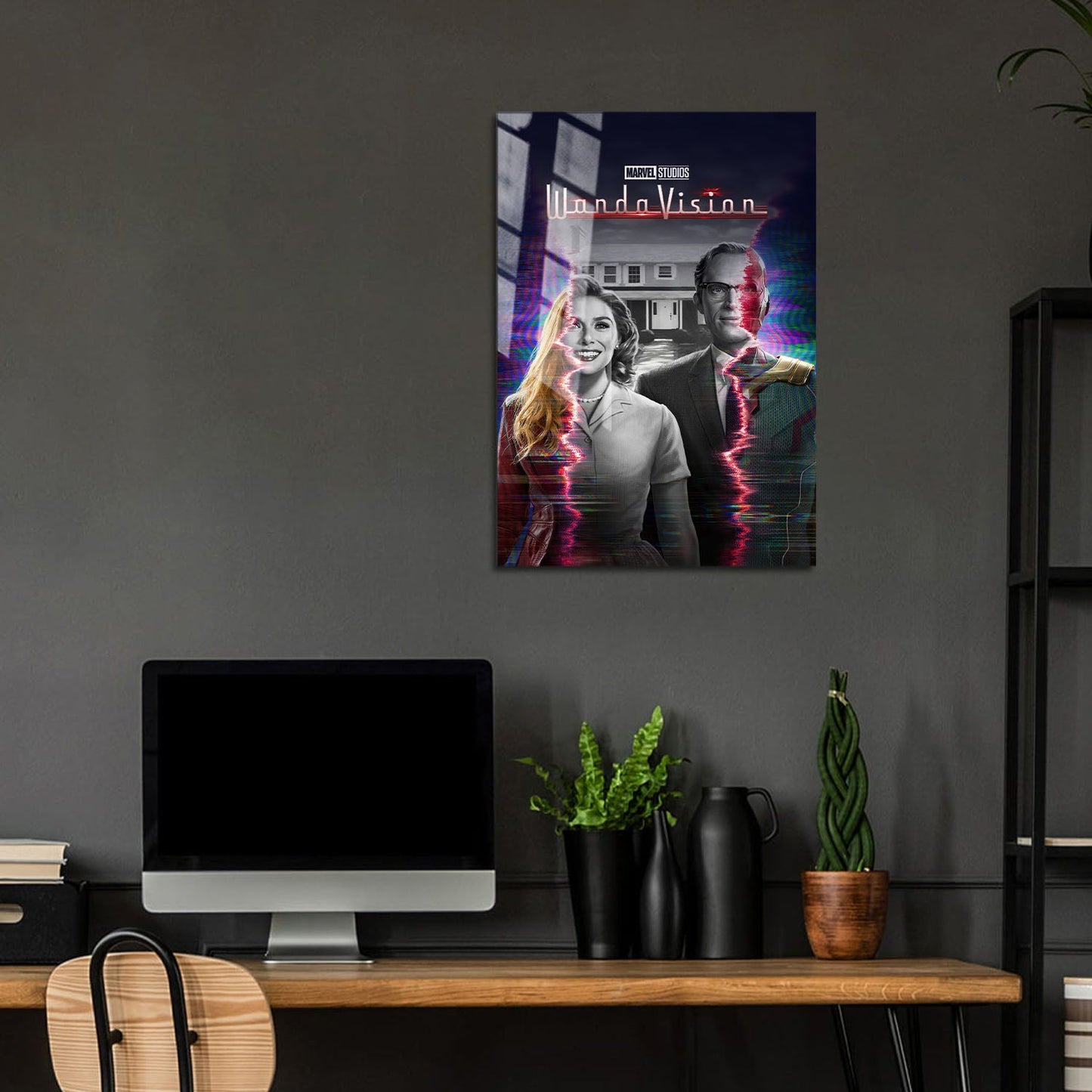 Flex Designs Metal Poster WandaVision 5 x 7" Home Goods - Movie 2021 Movie Metal Poster