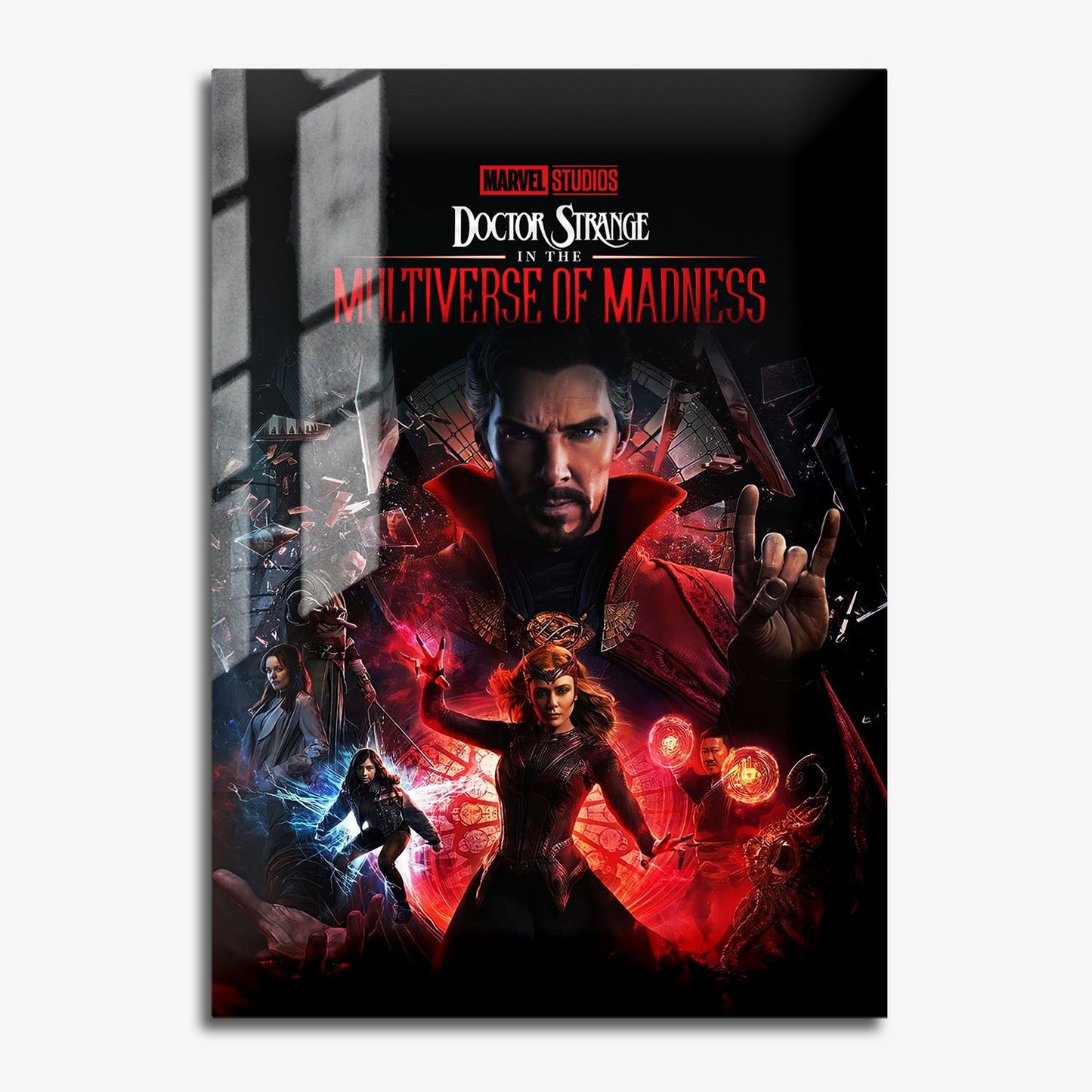 Flex Designs Metal Poster Doctor Strange in the Multiverse of Madness 11 x 17" Home Goods - Movie 2022 Movie Metal Poster