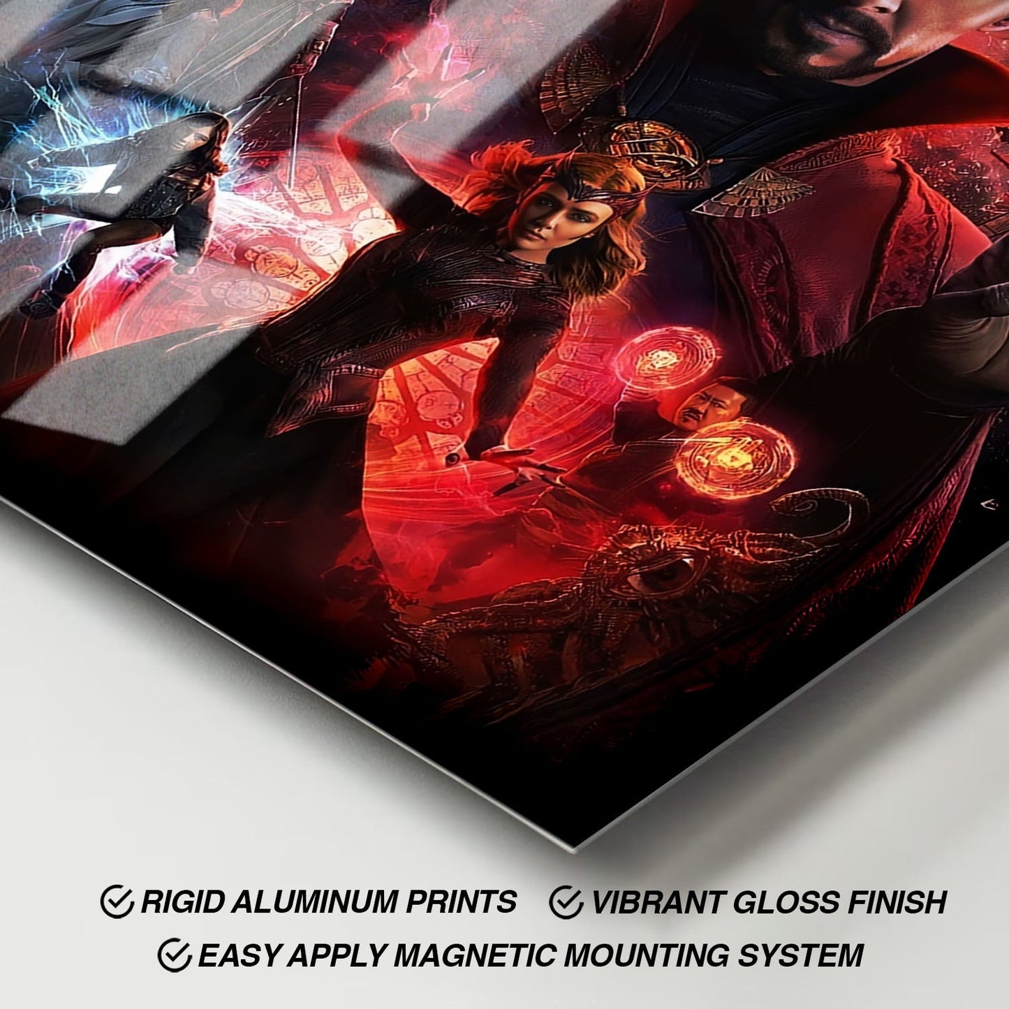 Flex Designs Metal Poster Doctor Strange in the Multiverse of Madness 11 x 17" Home Goods - Movie 2022 Movie Metal Poster