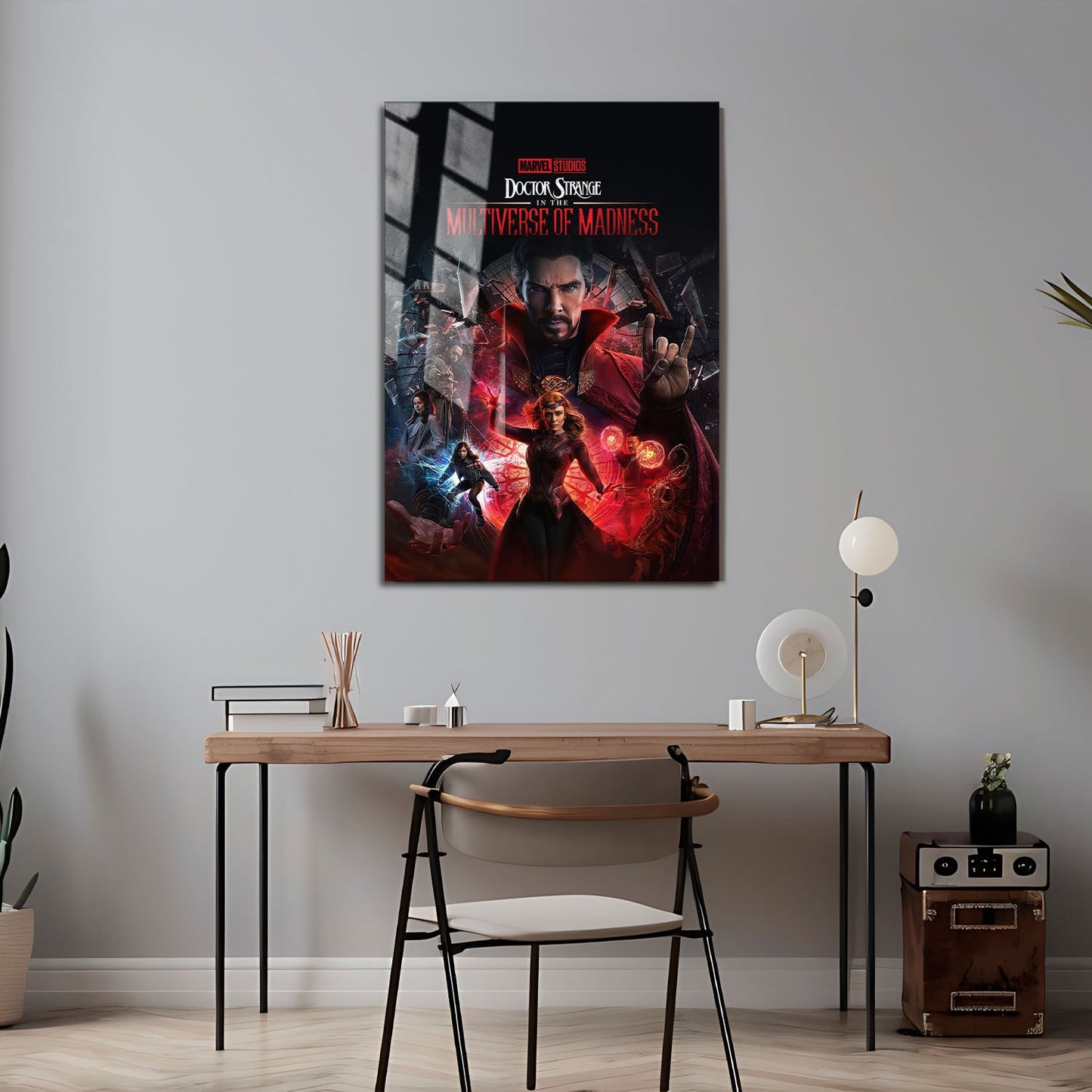 Flex Designs Metal Poster Doctor Strange in the Multiverse of Madness 24 x 36" Home Goods - Movie 2022 Movie Metal Poster