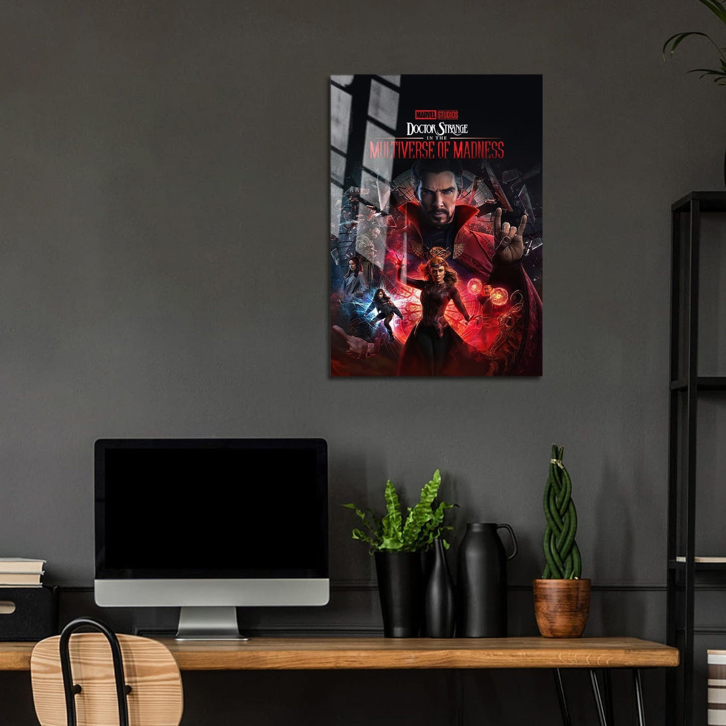 Flex Designs Metal Poster Doctor Strange in the Multiverse of Madness 5 x 7" Home Goods - Movie 2022 Movie Metal Poster