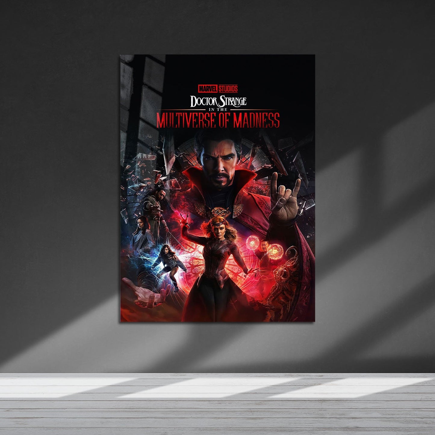 Flex Designs Metal Poster Doctor Strange in the Multiverse of Madness 5 x 7" Home Goods - Movie 2022 Movie Metal Poster