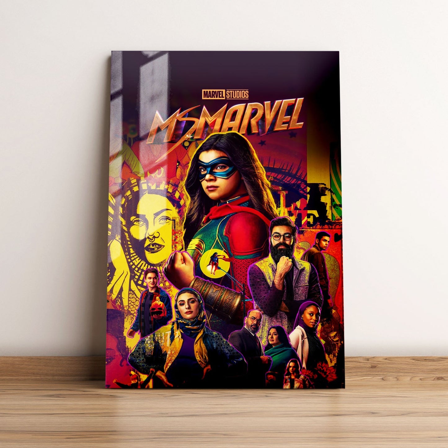 Ms Marvel Movie Metal Poster