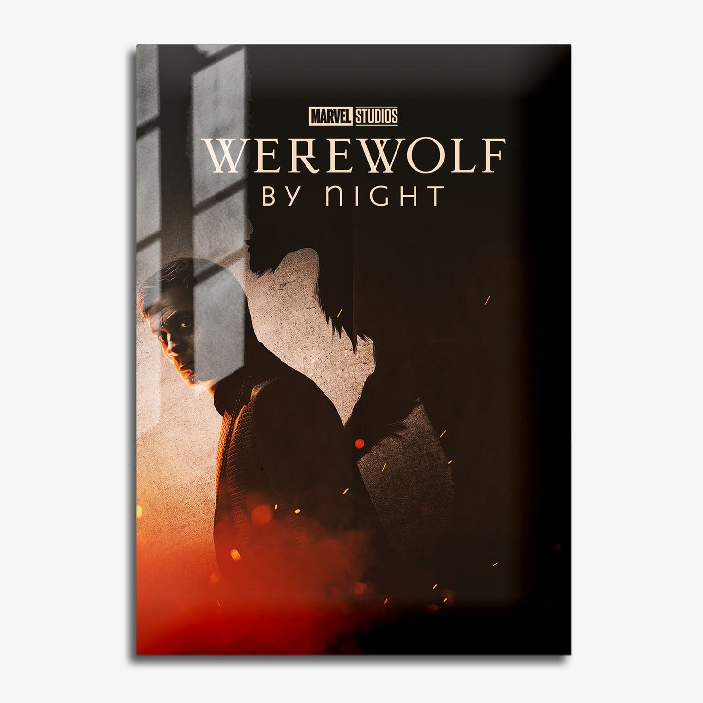 Flex Designs Metal Poster Werewolf by Night 11 x 17" Home Goods - Movie 2022 Movie Metal Poster