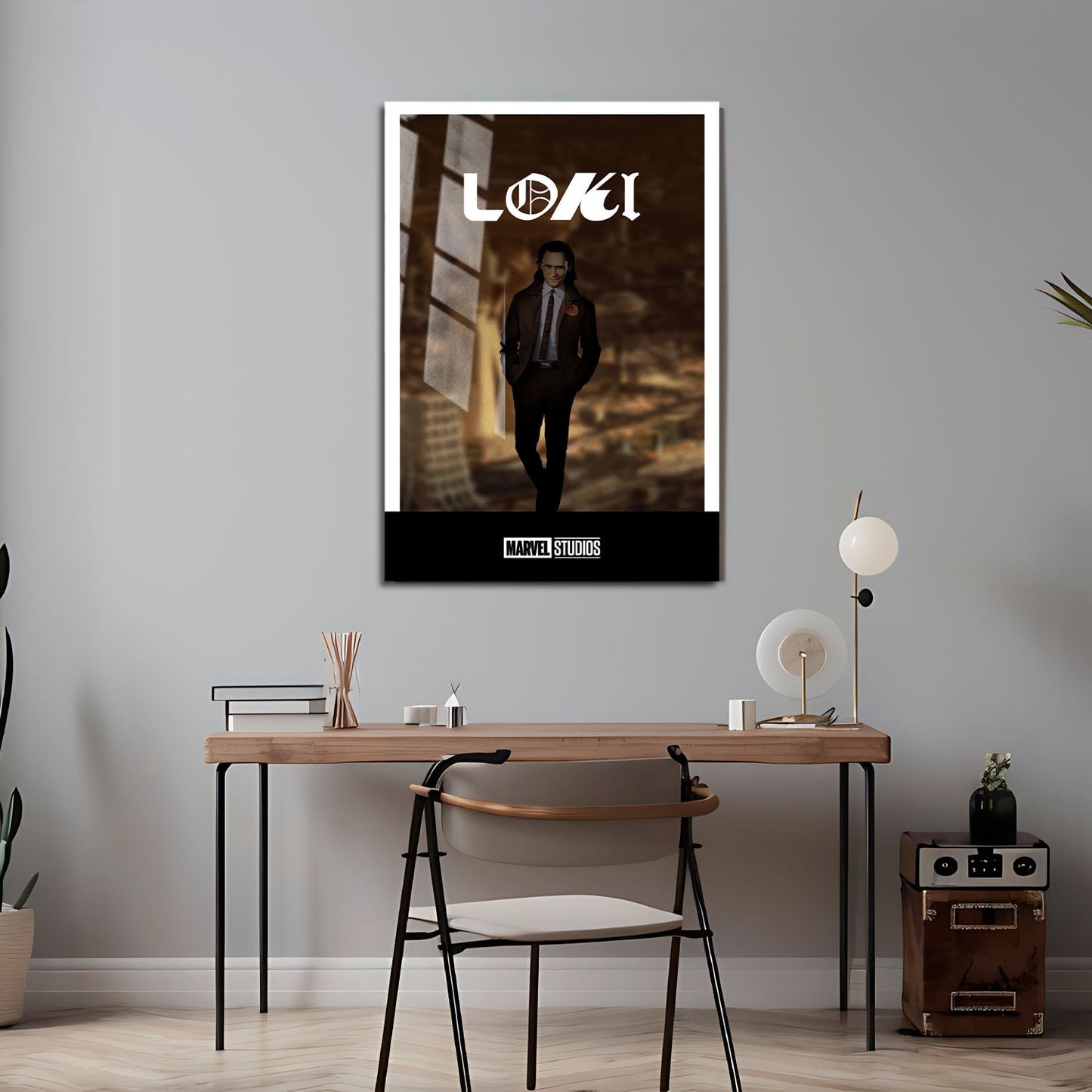 Flex Designs Metal Poster Loki Minimalist 24 x 36" Home Goods - TV Show 2021 TV Show Metal Poster
