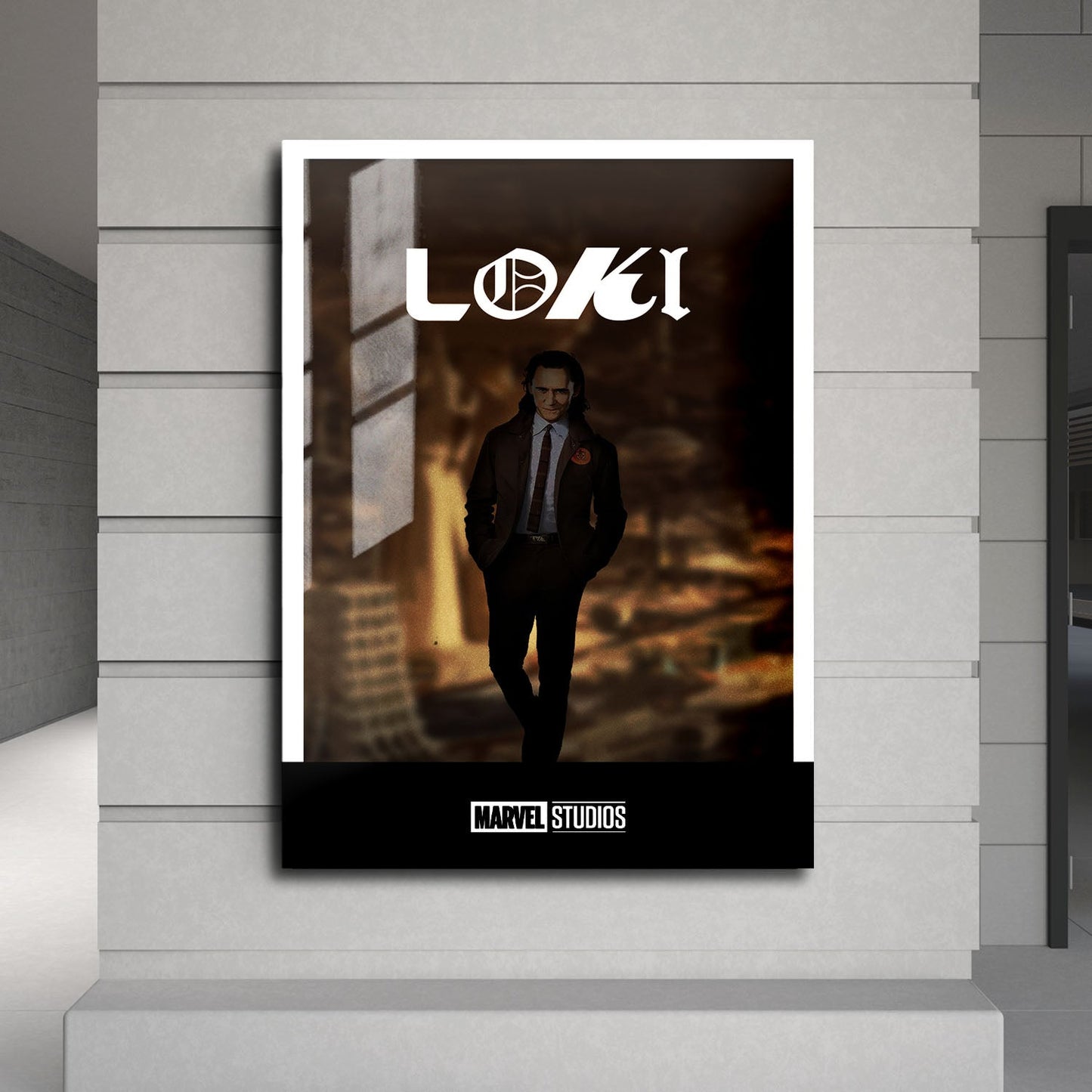 Flex Designs Metal Poster Loki Minimalist 24 x 36" Home Goods - TV Show 2021 TV Show Metal Poster