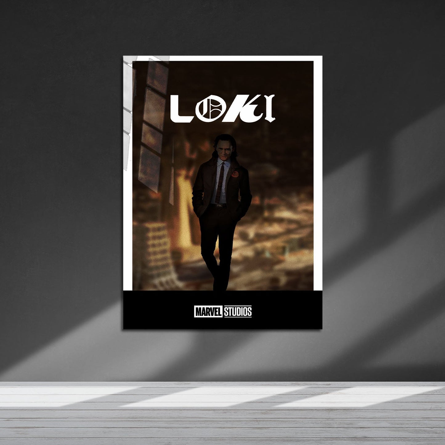 Flex Designs Metal Poster Loki Minimalist 5 x 7" Home Goods - TV Show 2021 TV Show Metal Poster