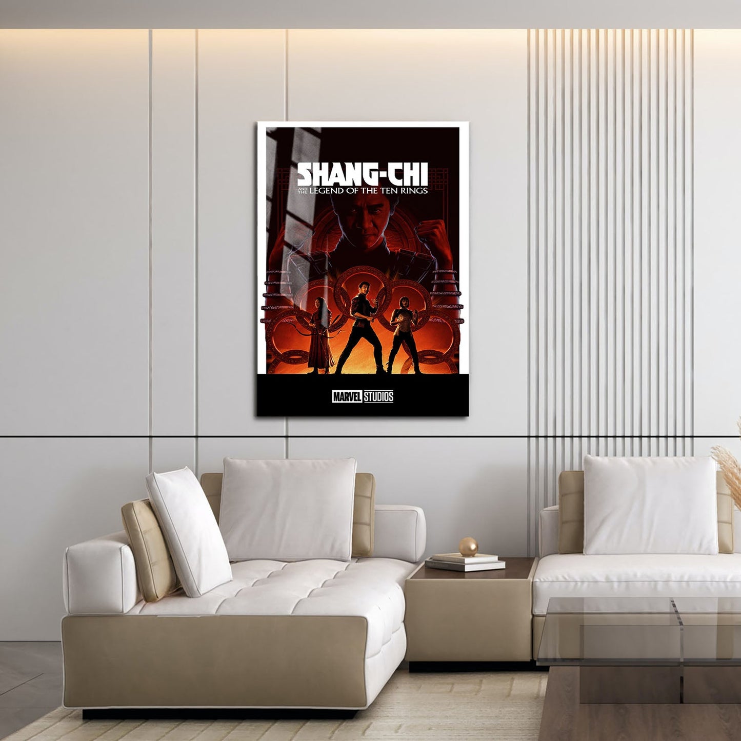 Flex Designs Metal Poster Shang-Chi and the Legend of the Ten Rings Minimalist 16 x 24" Home Goods - Movie 2021 Movie Metal Poster