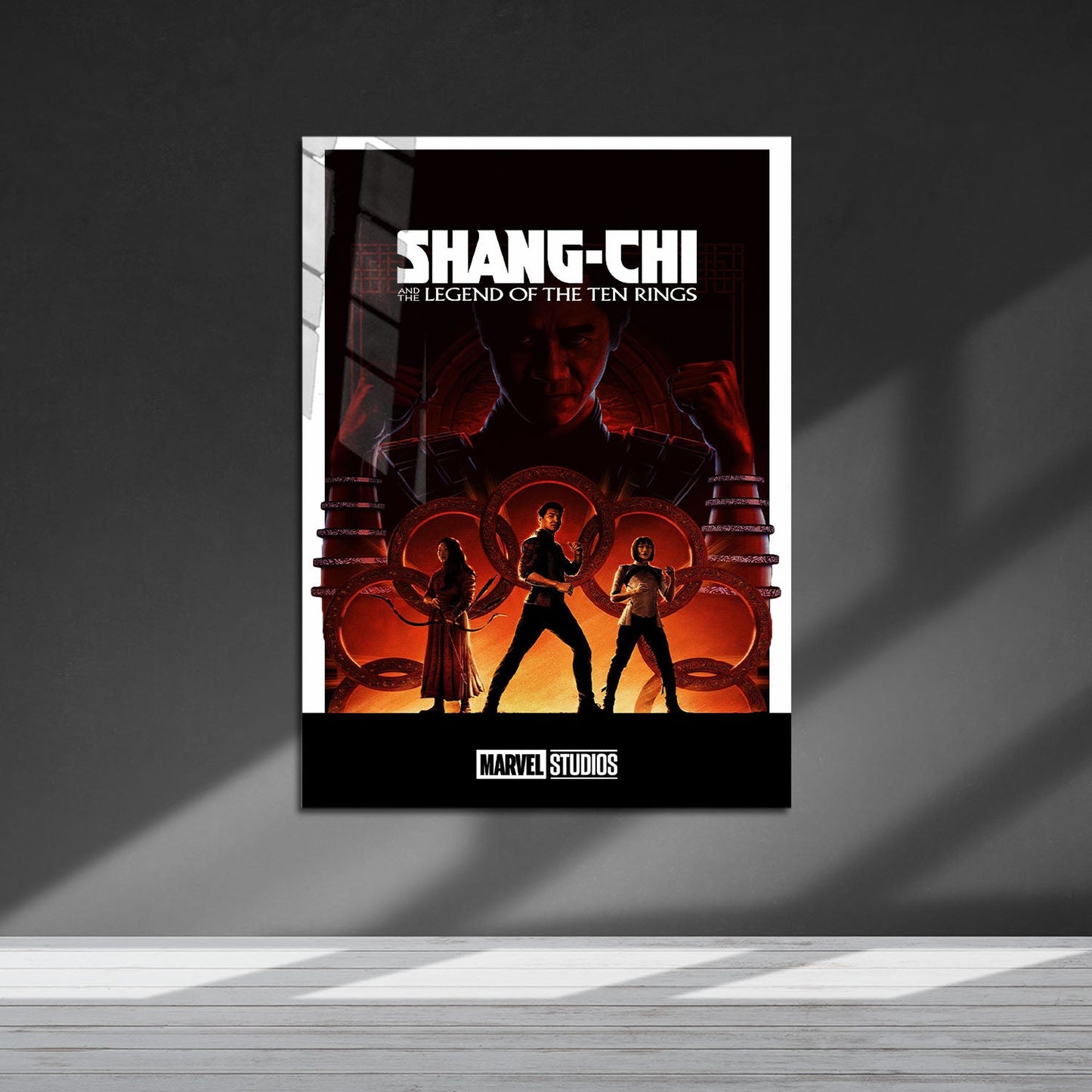 Flex Designs Metal Poster Shang-Chi and the Legend of the Ten Rings Minimalist 5 x 7" Home Goods - Movie 2021 Movie Metal Poster