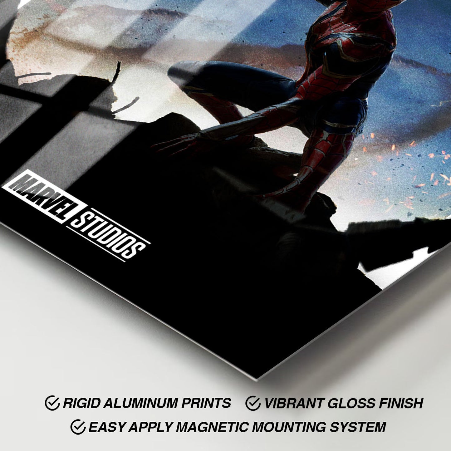 Flex Designs Metal Poster Spider-Man No Way Home Minimalist 11 x 17" Home Goods - Movie 2021 Movie Metal Poster