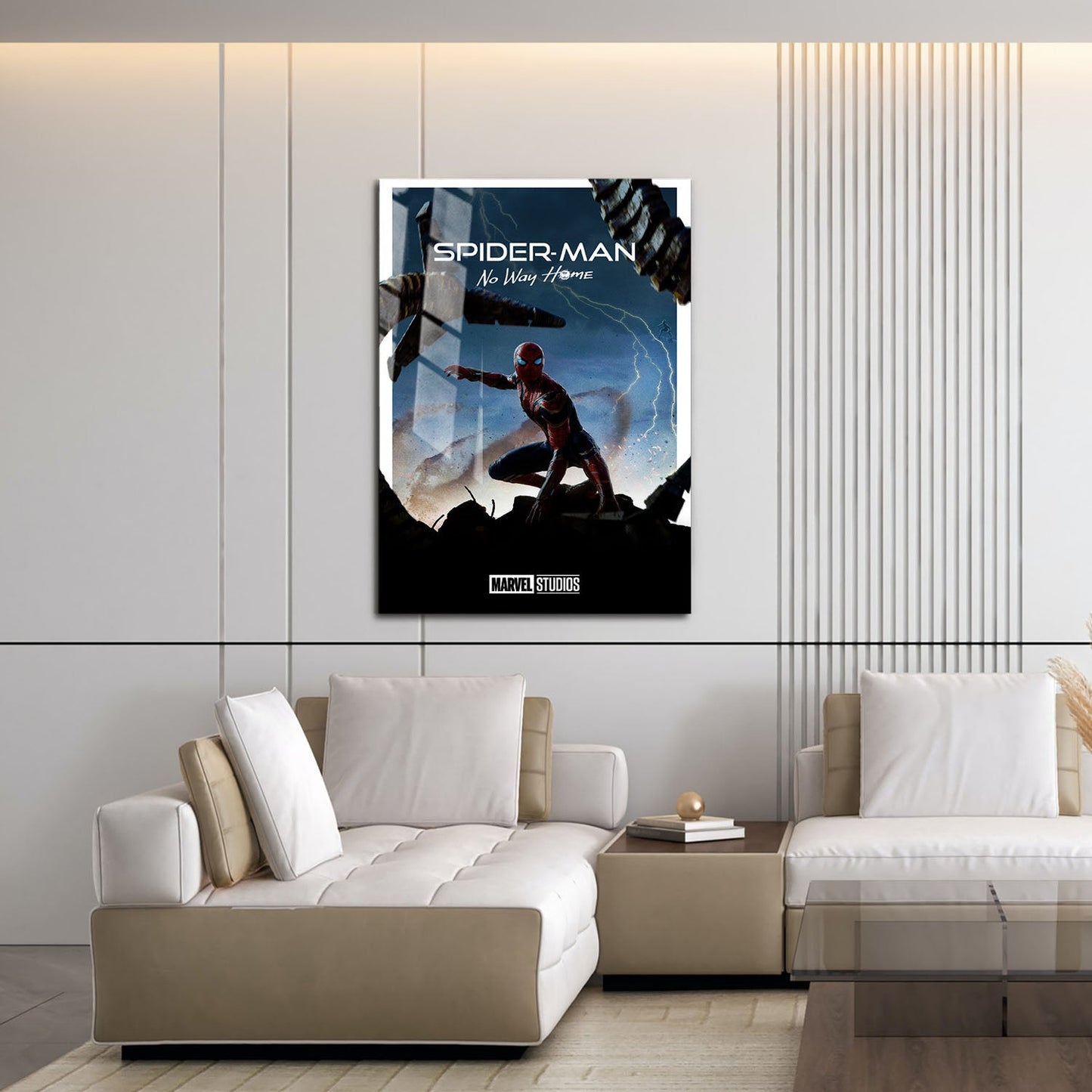 Flex Designs Metal Poster Spider-Man No Way Home Minimalist 16 x 24" Home Goods - Movie 2021 Movie Metal Poster