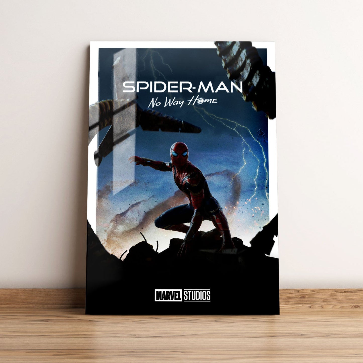 Spider-Man No Way Home Minimalist Movie Metal Poster
