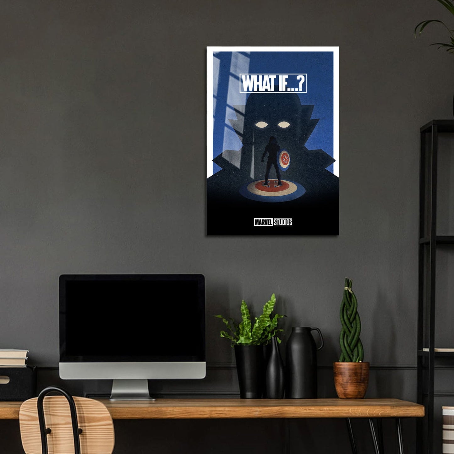 Flex Designs Metal Poster What If Minimalist 5 x 7" Home Goods - TV Show 2021 TV Show Metal Poster