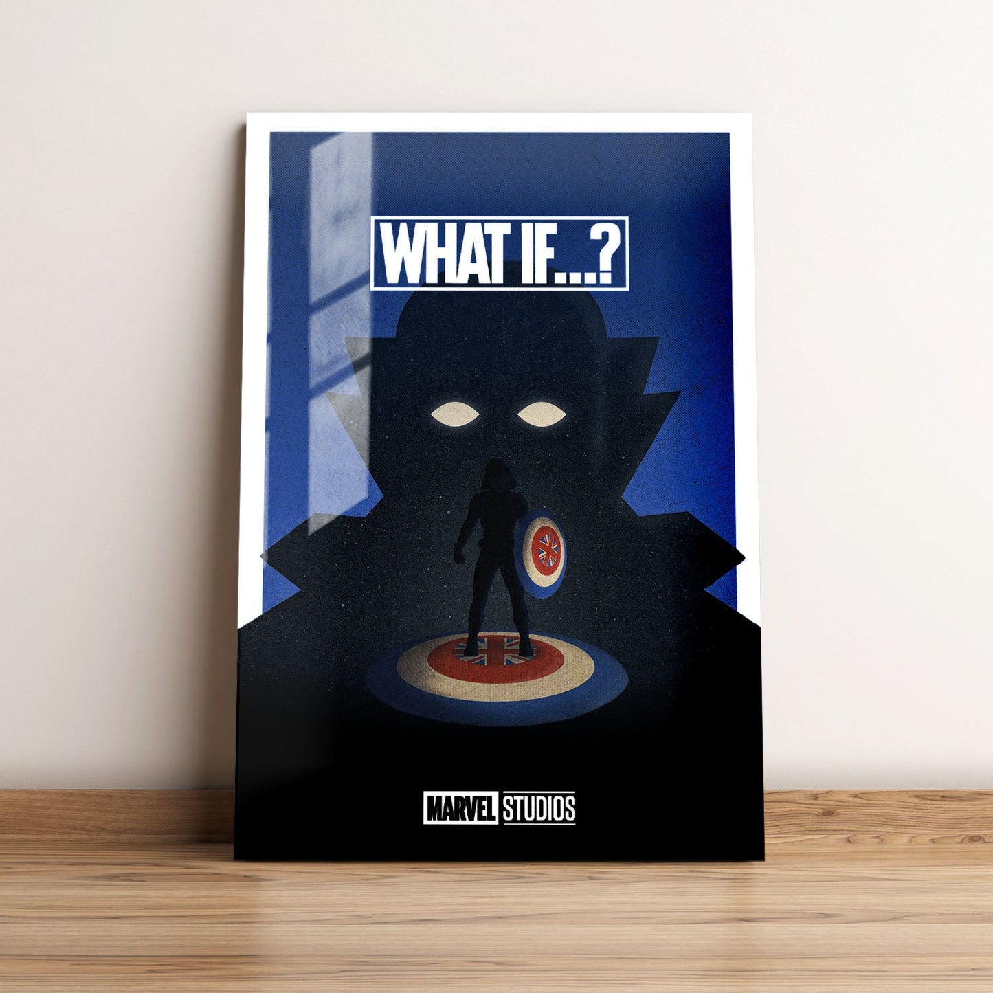 What If Minimalist TV Show Metal Poster