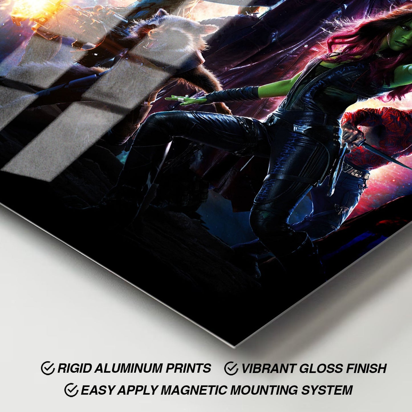 Flex Designs Metal Poster Guardians of the Galaxy Textless 11 x 17" Home Goods - Movie 2014 Movie Metal Poster