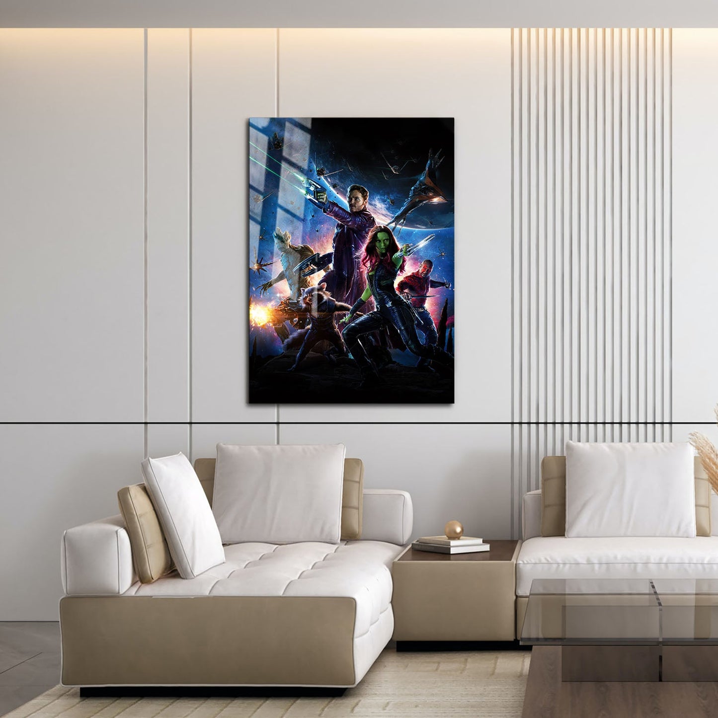Flex Designs Metal Poster Guardians of the Galaxy Textless 16 x 24" Home Goods - Movie 2014 Movie Metal Poster