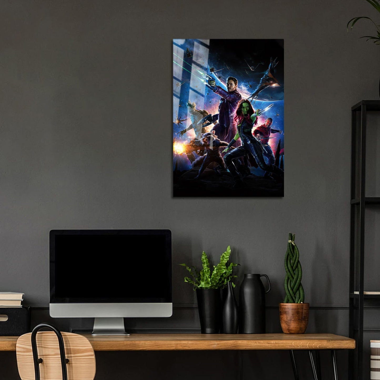 Flex Designs Metal Poster Guardians of the Galaxy Textless 5 x 7" Home Goods - Movie 2014 Movie Metal Poster