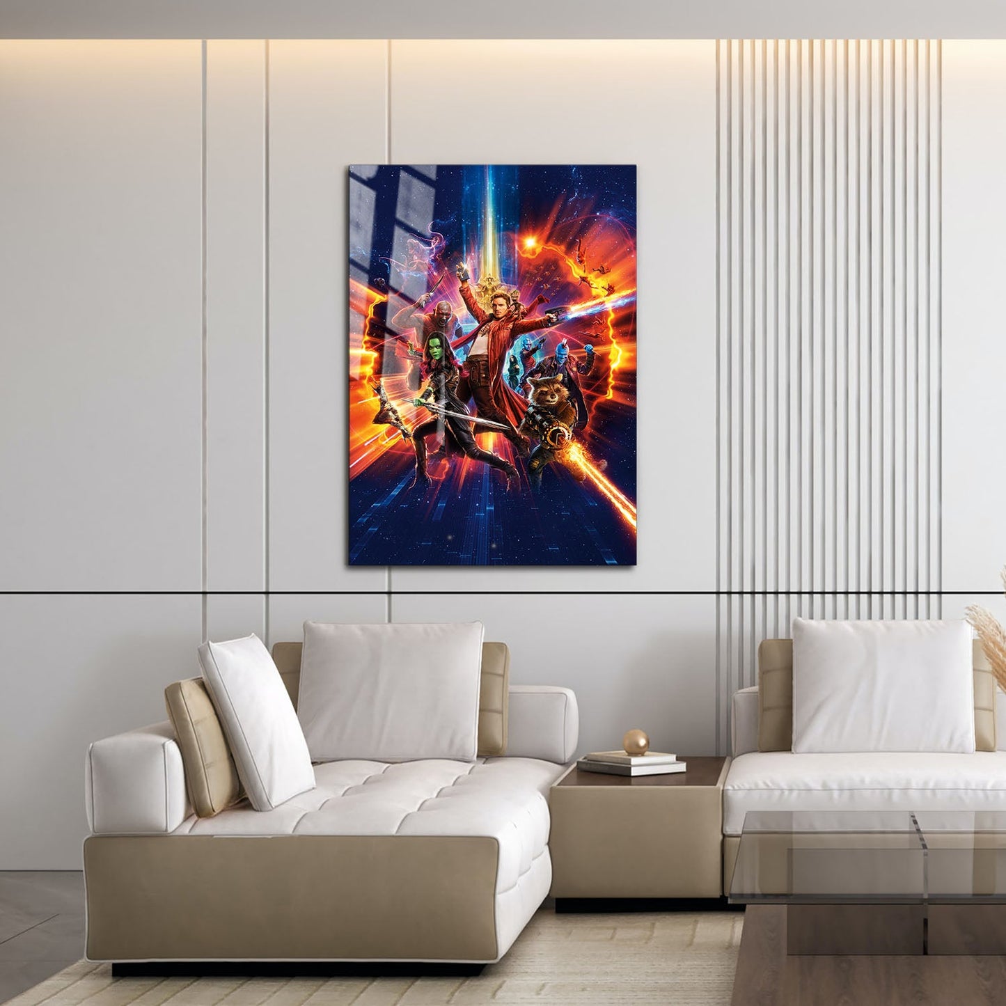 Flex Designs Metal Poster Guardians of the Galaxy Vol 2 Textless 16 x 24" Home Goods - Movie 2017 Movie Metal Poster