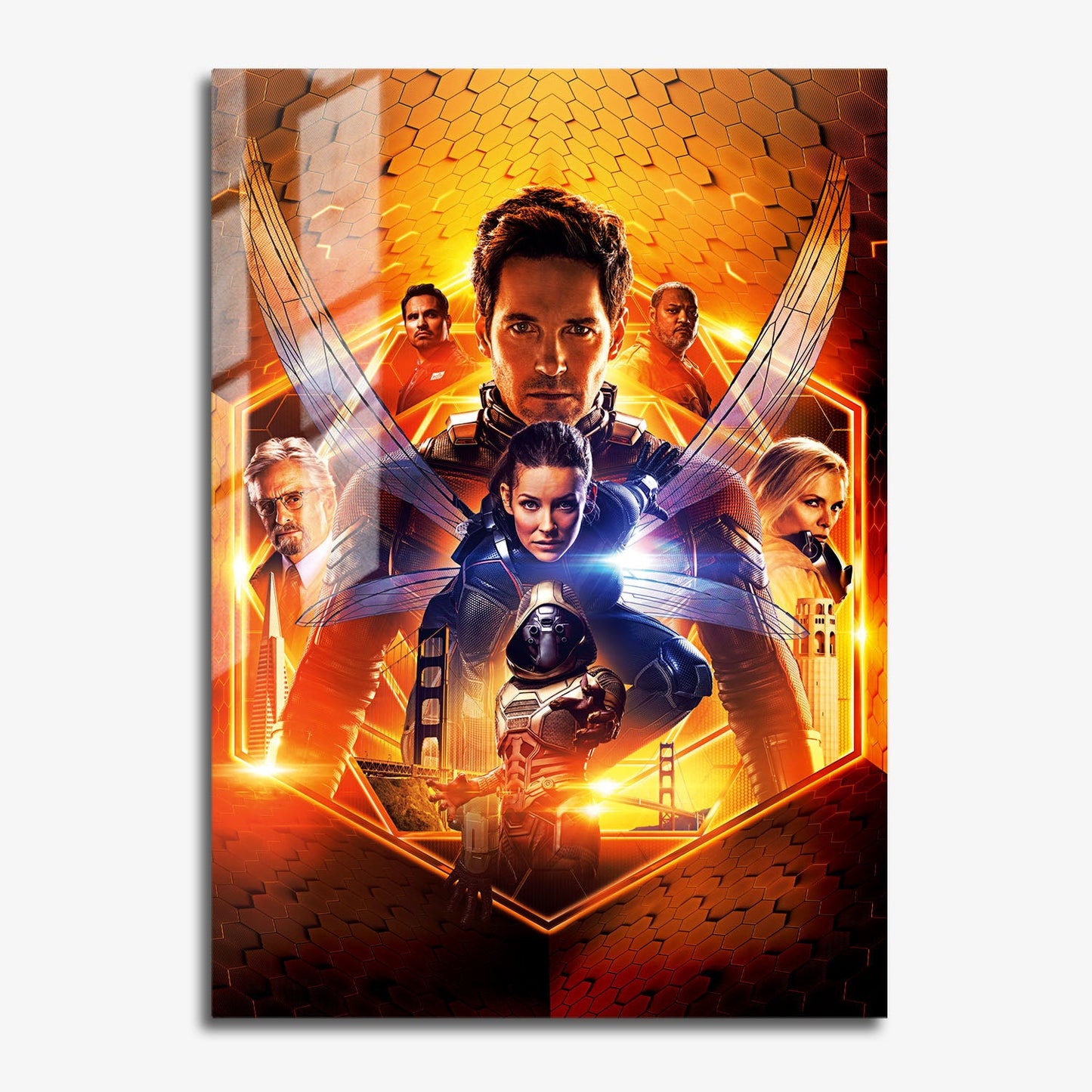 Flex Designs Metal Poster Ant-Man and the Wasp Textless 11 x 17" Home Goods - Movie 2018 Movie Metal Poster