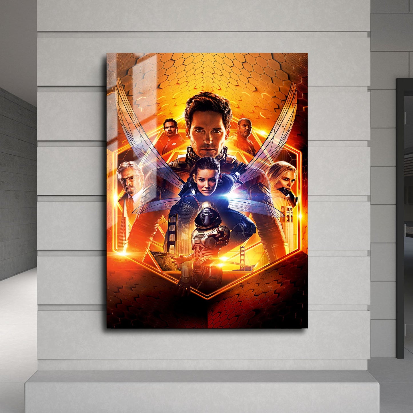 Flex Designs Metal Poster Ant-Man and the Wasp Textless 24 x 36" Home Goods - Movie 2018 Movie Metal Poster