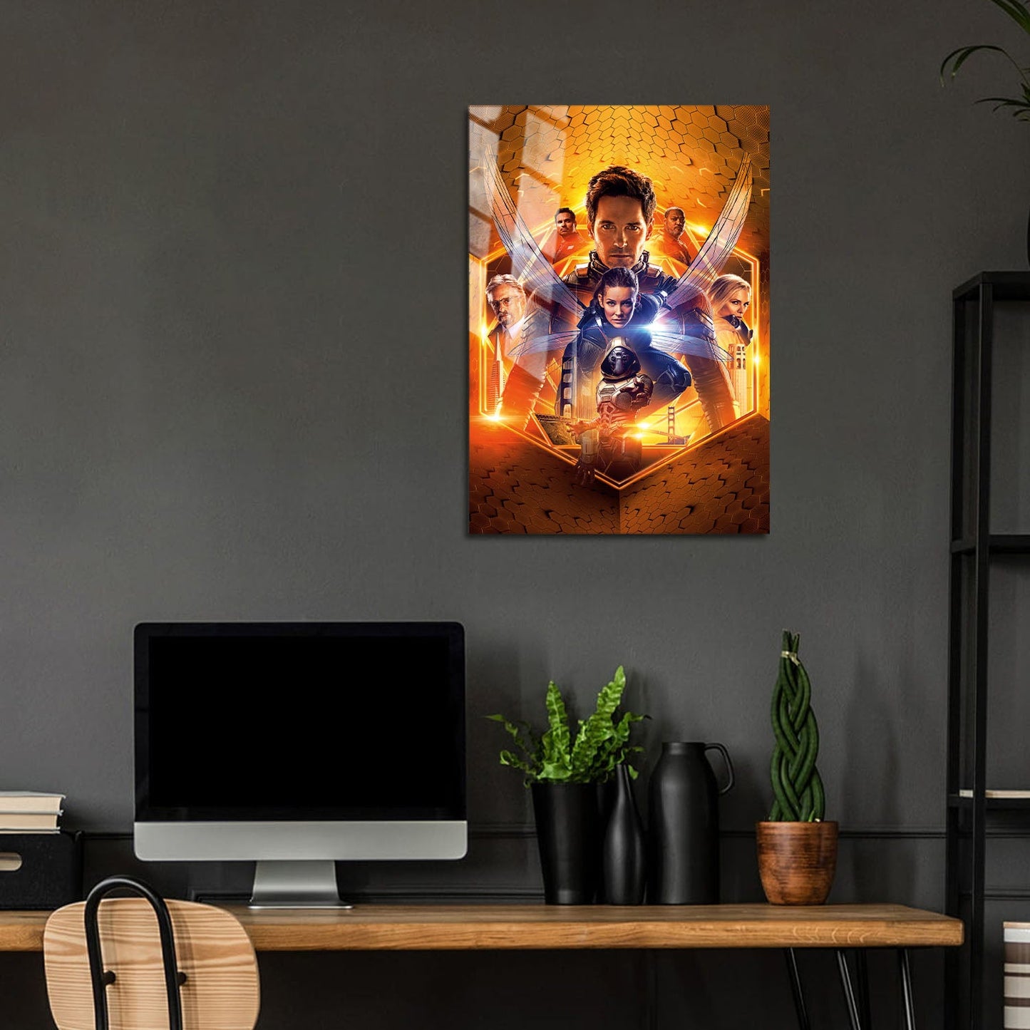 Flex Designs Metal Poster Ant-Man and the Wasp Textless 5 x 7" Home Goods - Movie 2018 Movie Metal Poster