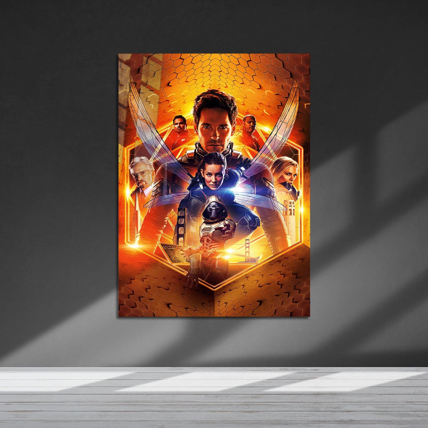 Flex Designs Metal Poster Ant-Man and the Wasp Textless 5 x 7" Home Goods - Movie 2018 Movie Metal Poster