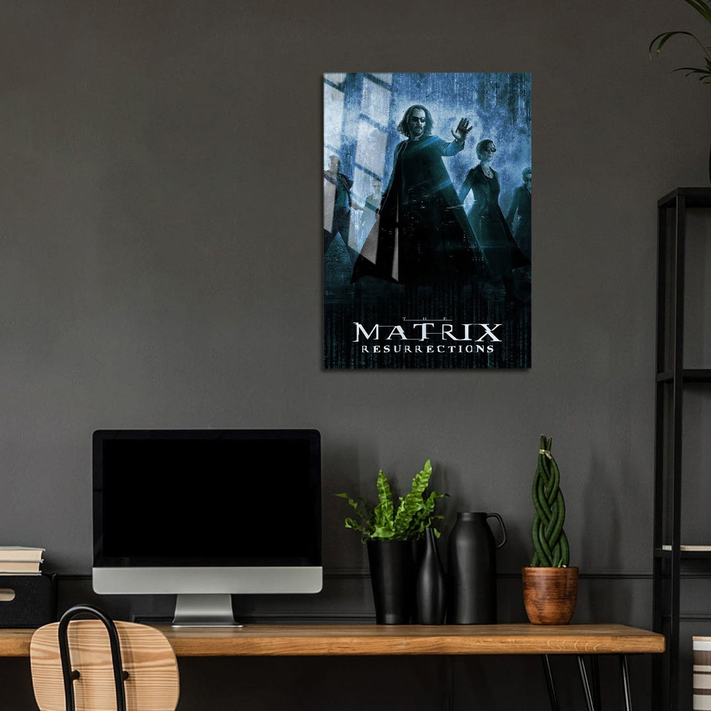 Flex Designs Metal Poster The Matrix Resurrections Classic 5 x 7" Home Goods - Movie 2021 Movie Metal Poster