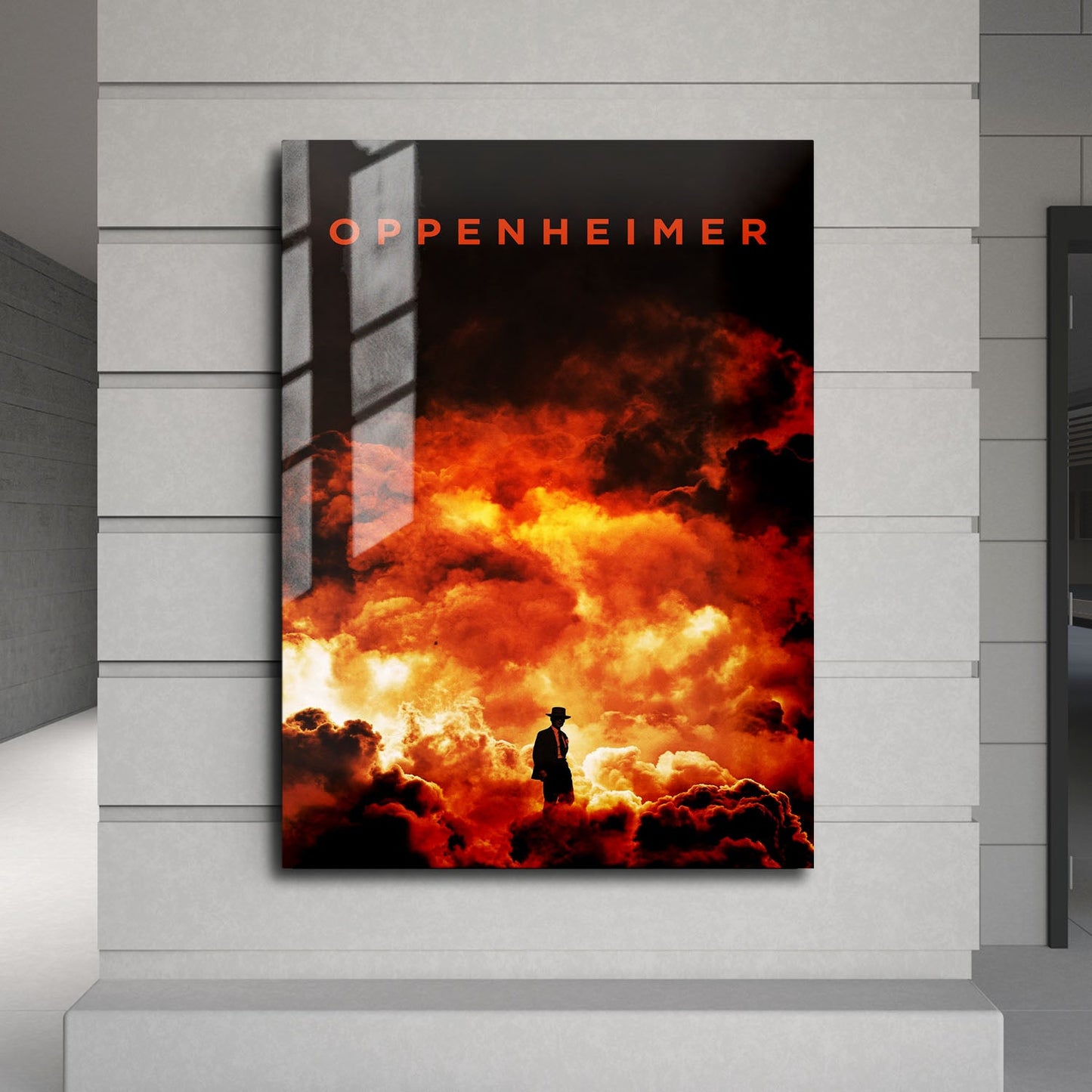 Flex Designs Metal Poster Oppenheimer Cinematic 24 x 36" Home Goods - Movie 2023 Movie Metal Poster