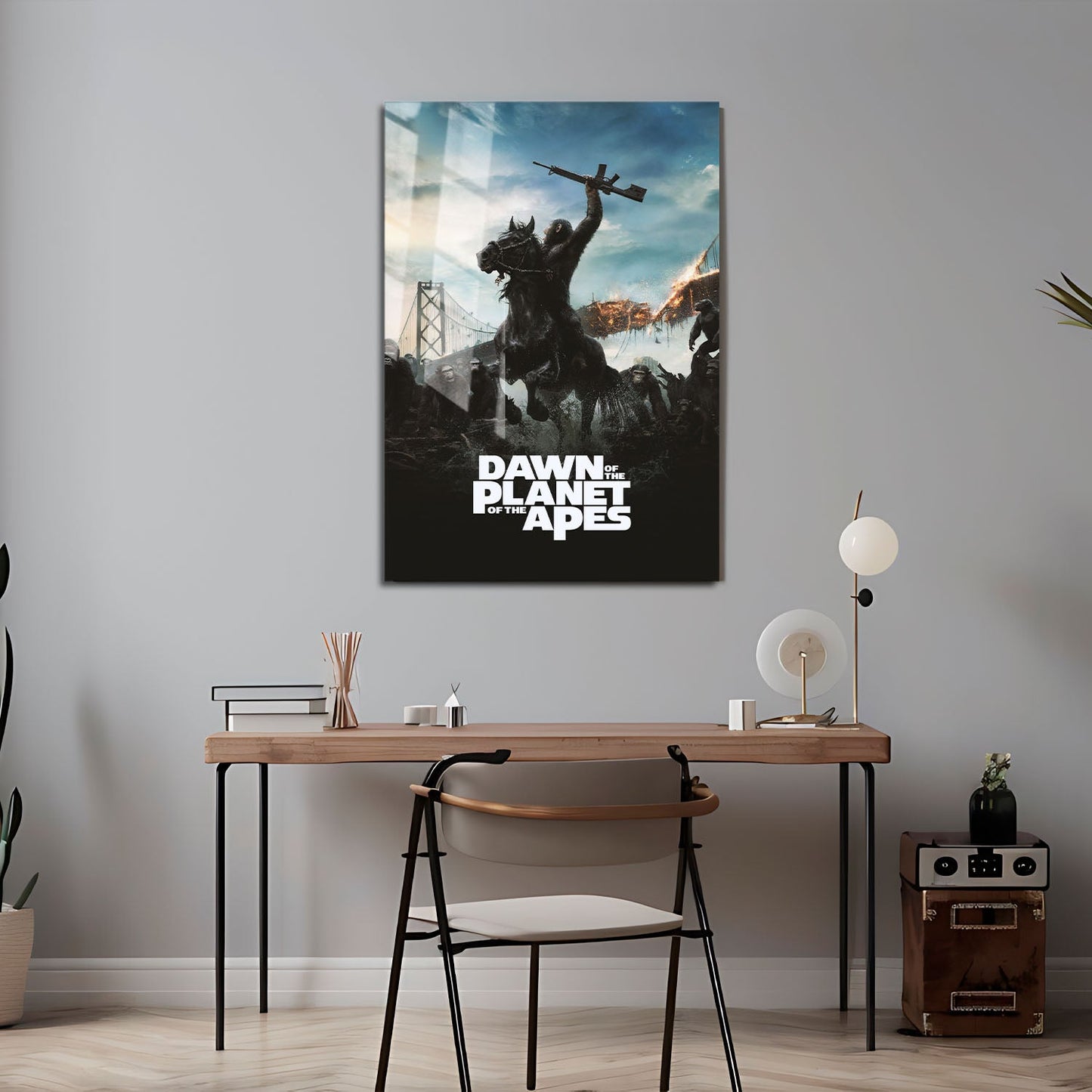 Flex Designs Metal Poster Dawn of the Planet of the Apes 24 x 36" Home Goods - Movie 2014 Movie Metal Poster