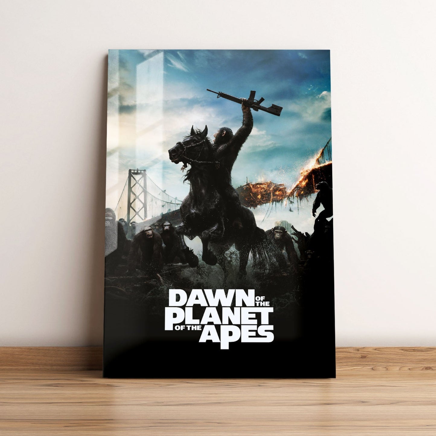 Dawn of the Planet of the Apes Movie Metal Poster